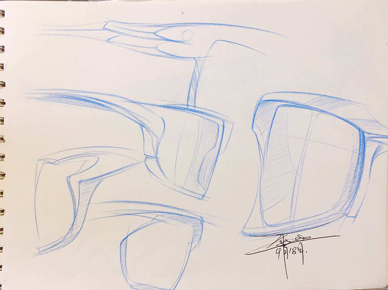 Hand drawn，