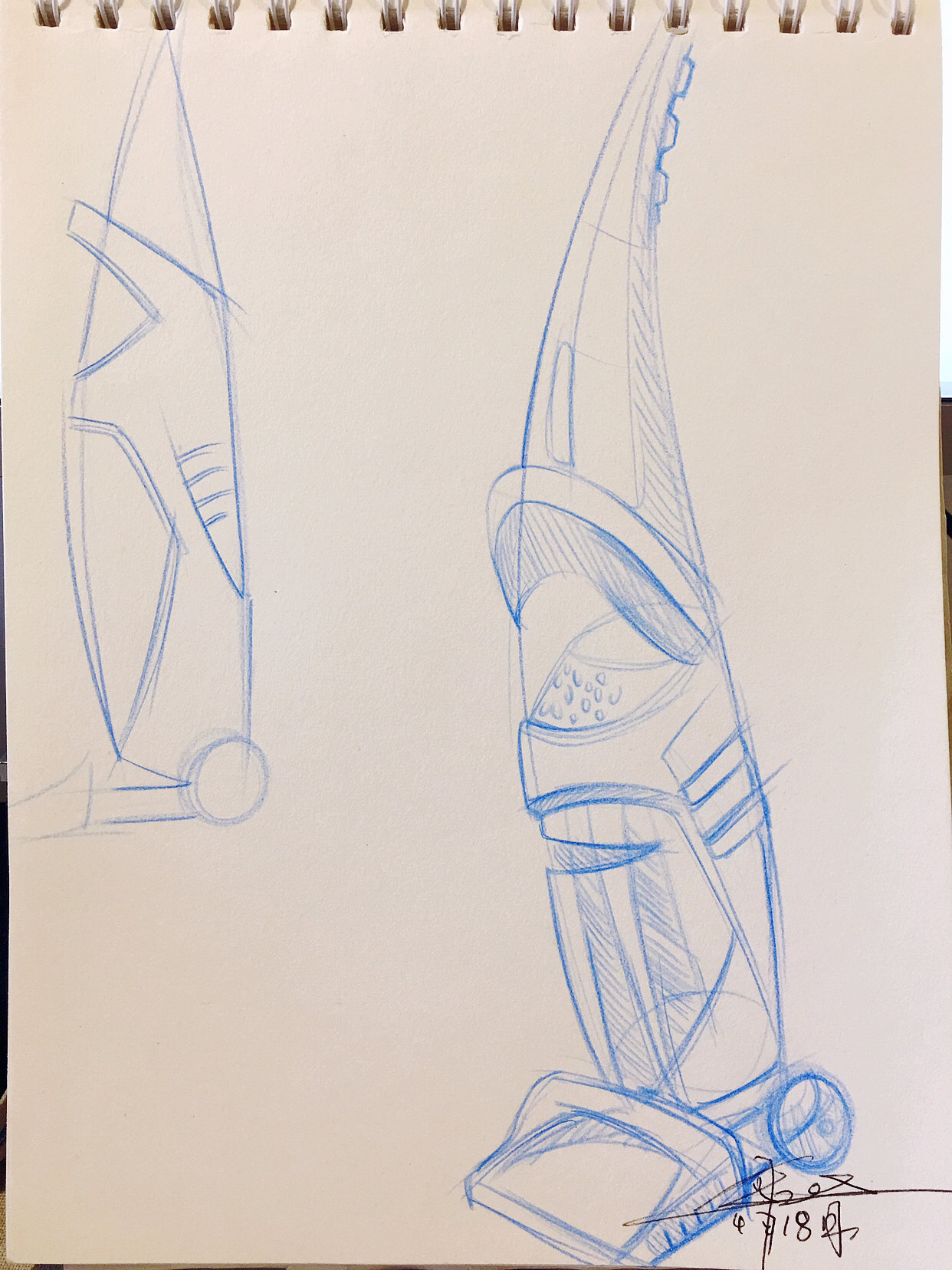 Hand drawn，
