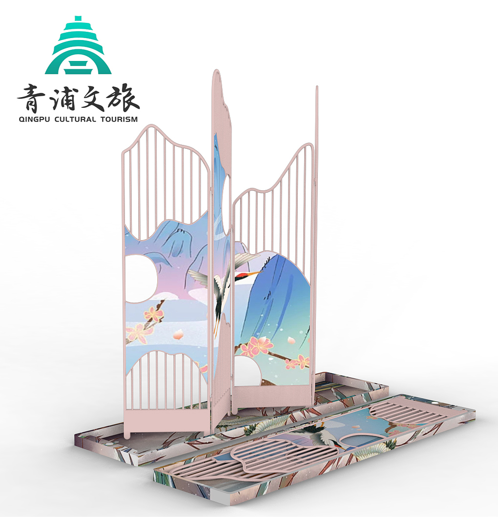 文创，屏风，氛围灯，