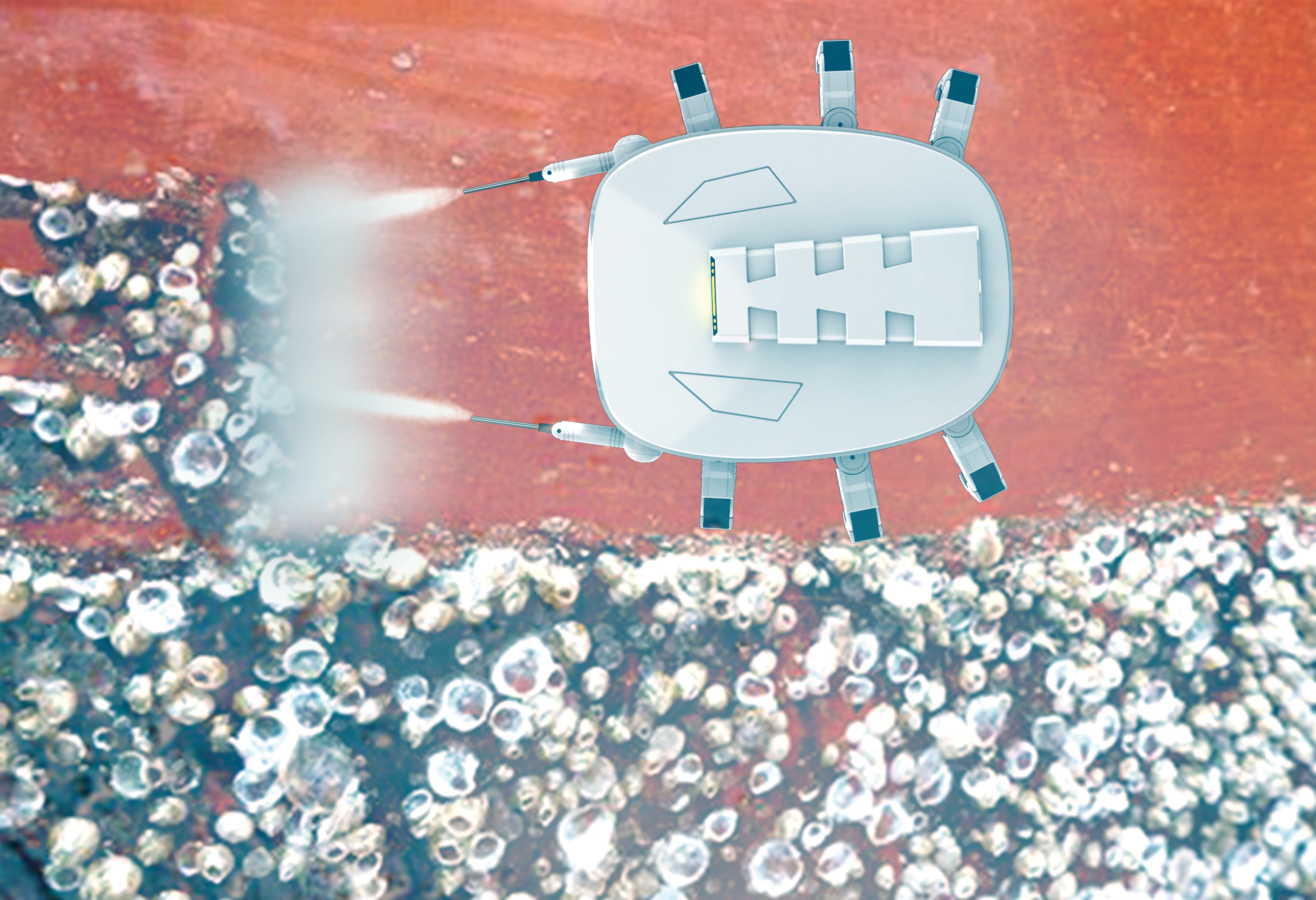 Underwater，clean，robot，