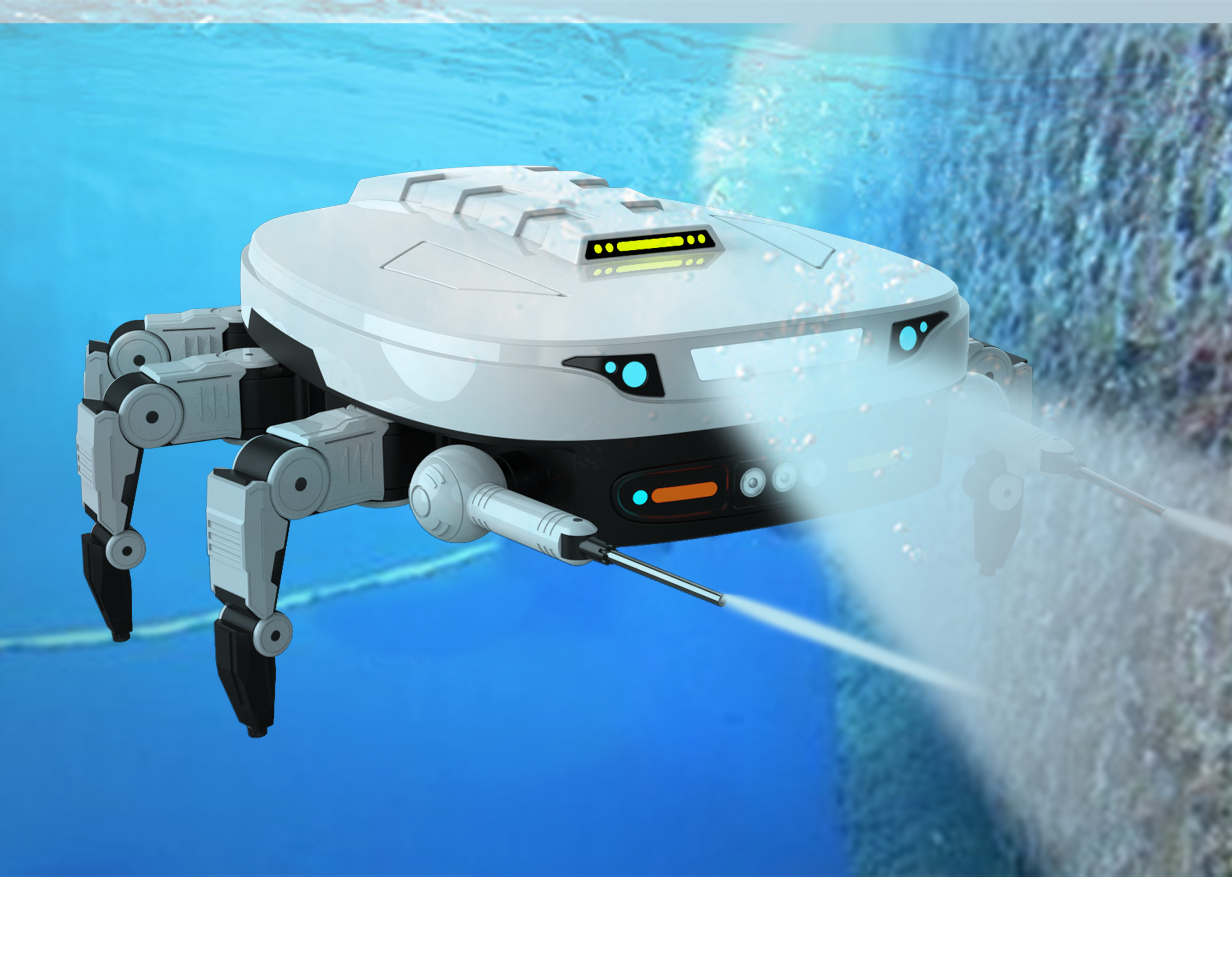 Underwater，clean，robot，
