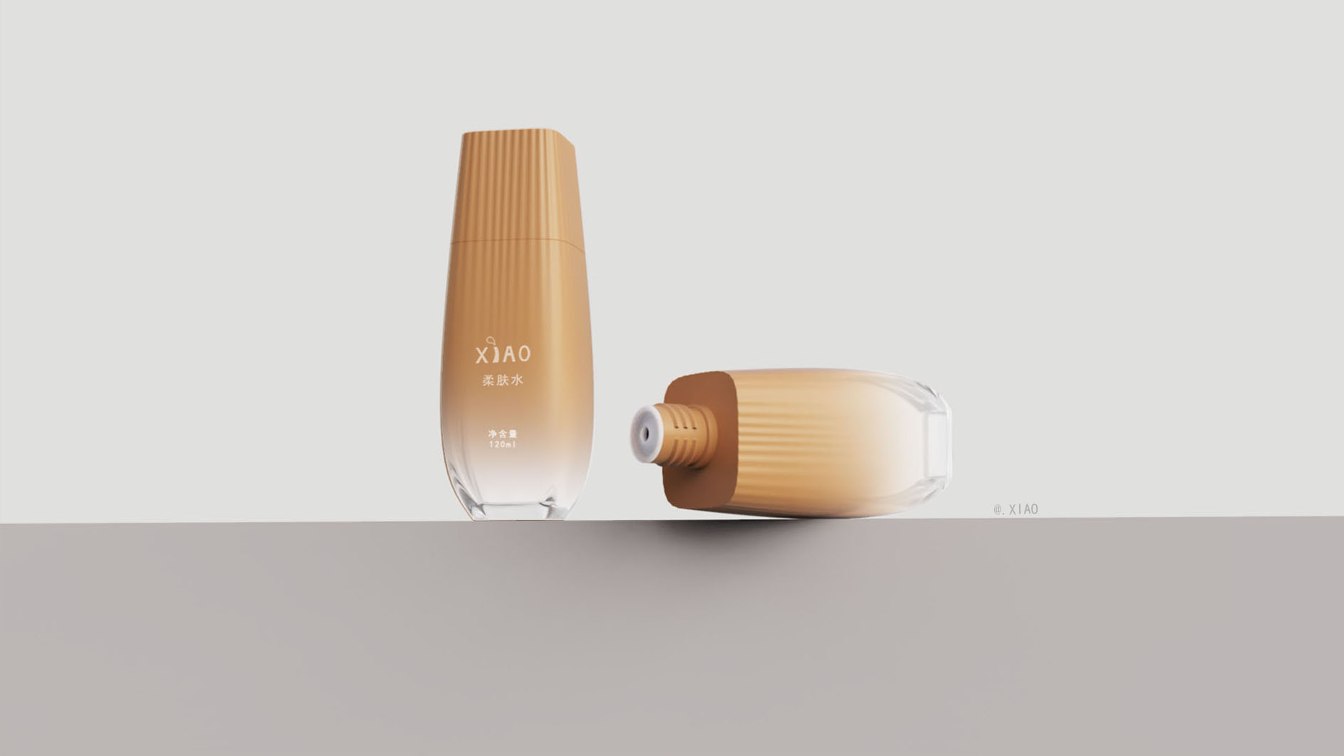 Skin care, essence milk, skin lotion, cream，Gradient, texture，