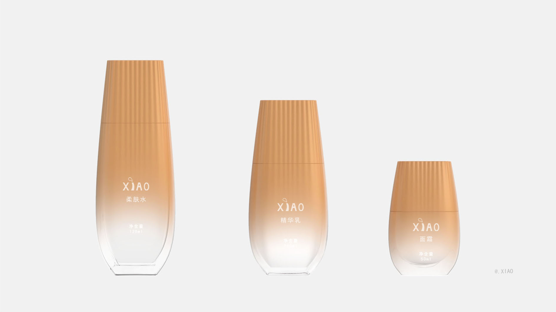 Skin care, essence milk, skin lotion, cream，Gradient, texture，