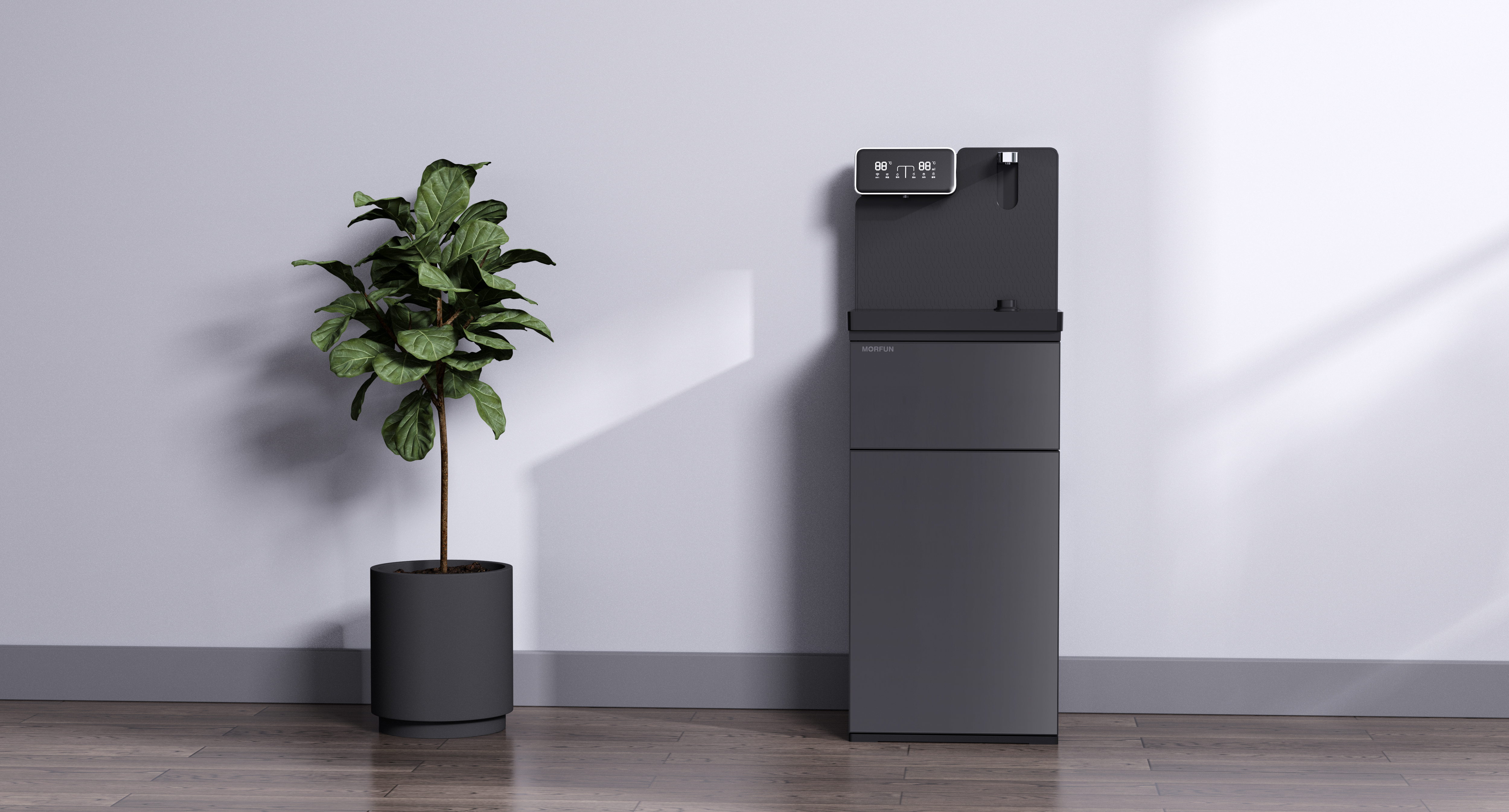 Tea bar machine，Appearance design，Household Electric Appliances，Vertical water dispenser，