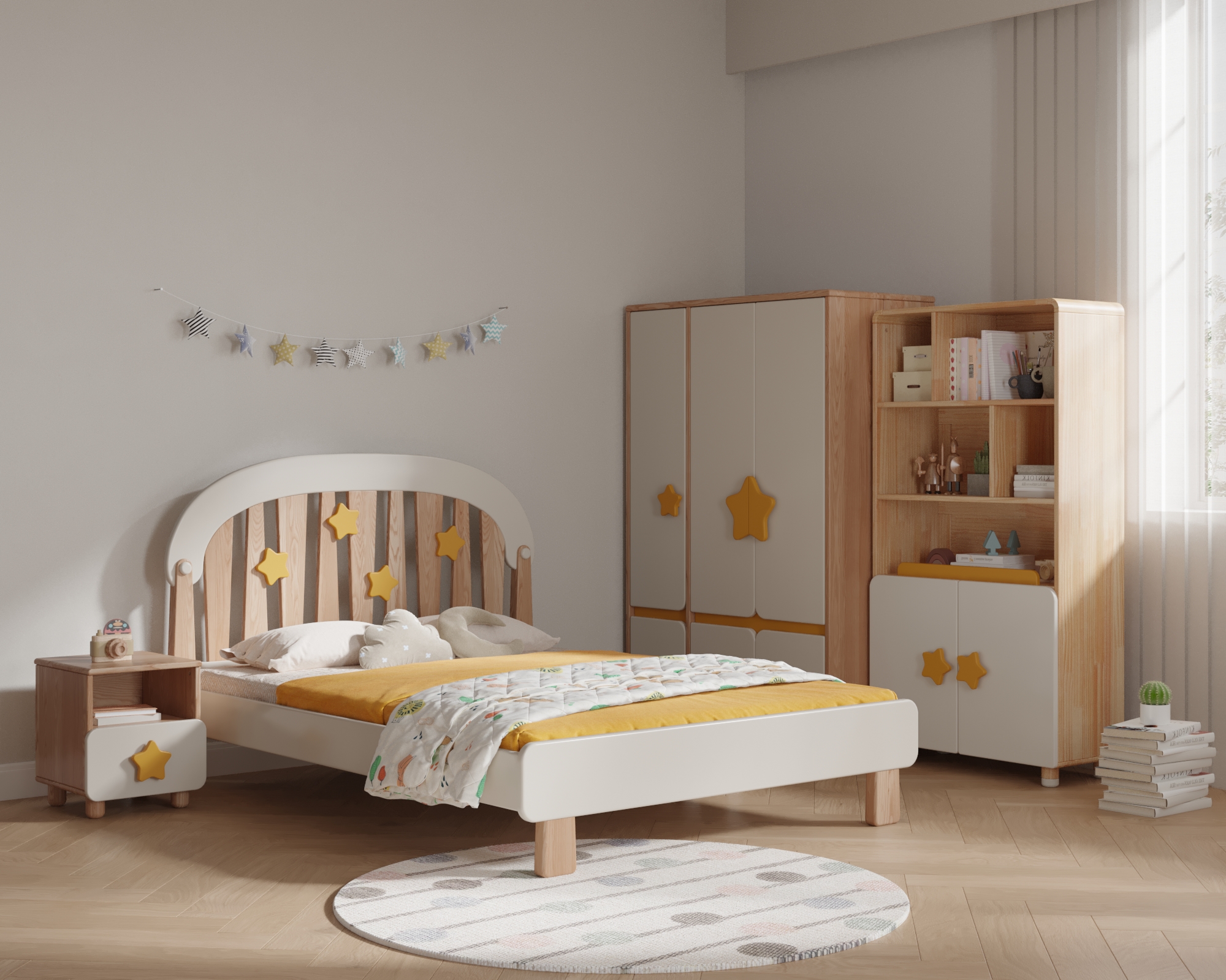 Children bed，Home furniture，single bed，originality，Children's furniture，