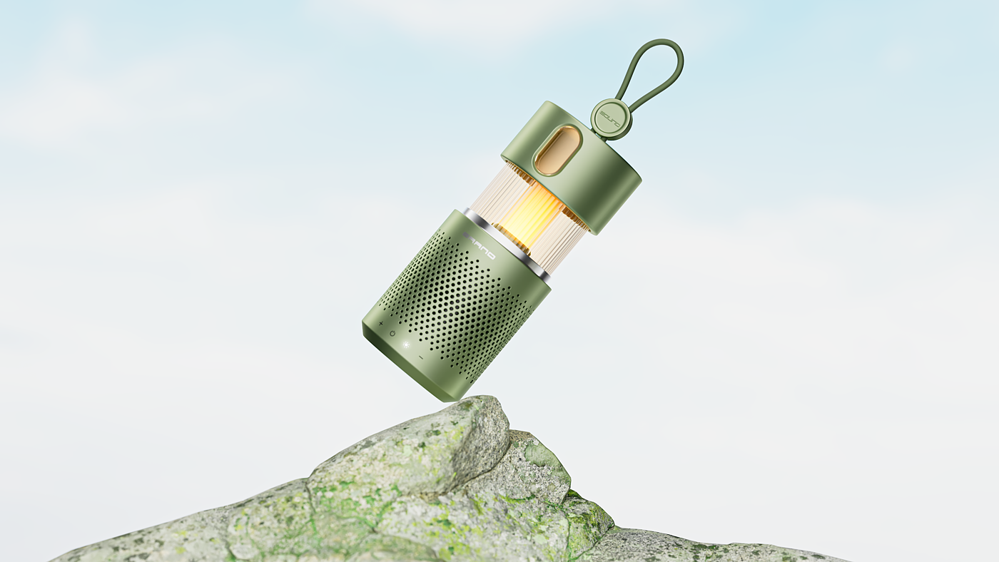 Bluetooth Speaker ，Electronic Tide Play，Outdoor camping，industrial design，product design，