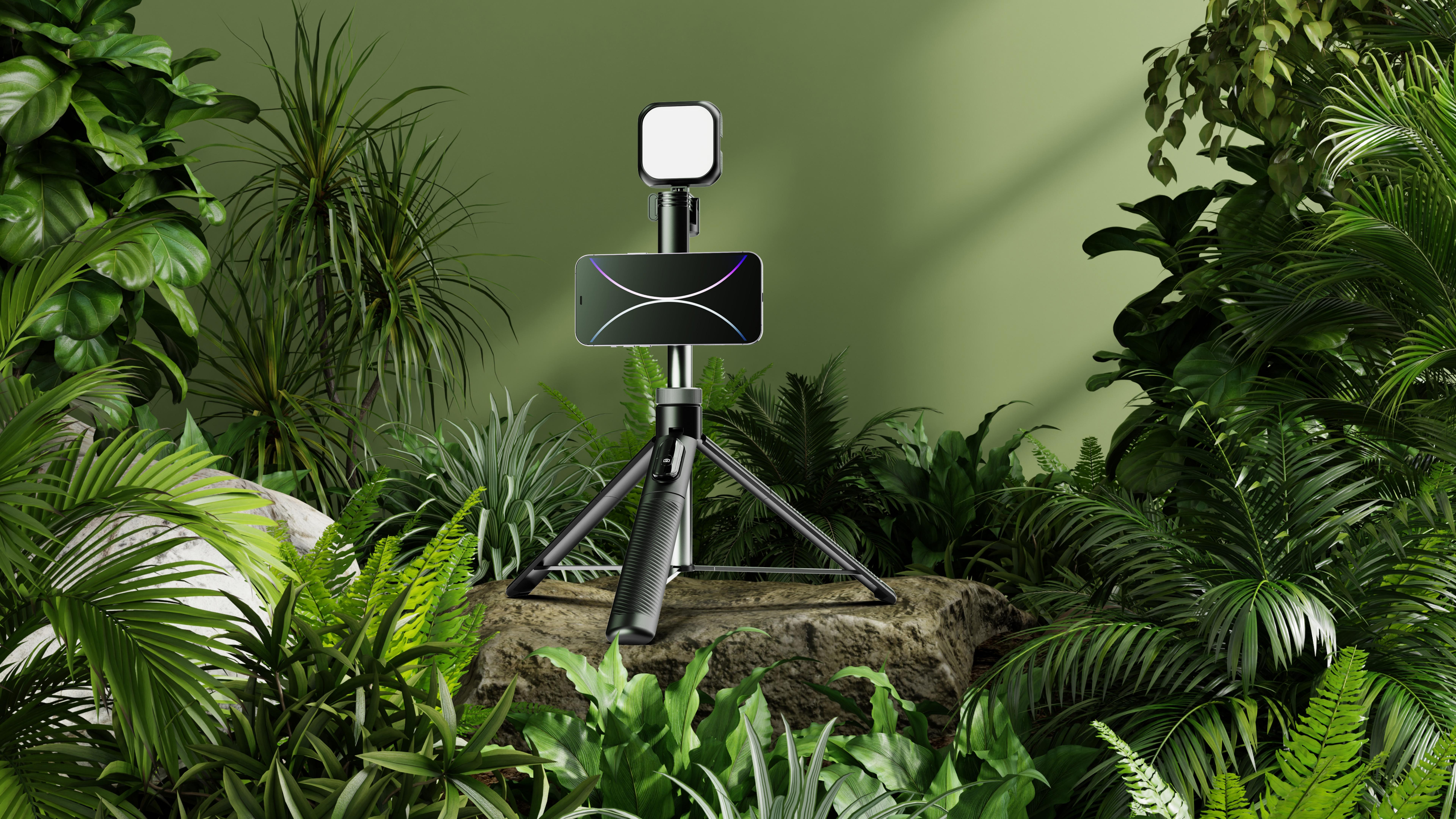 Floor selfie stick, recommended handheld device, desktop stand，