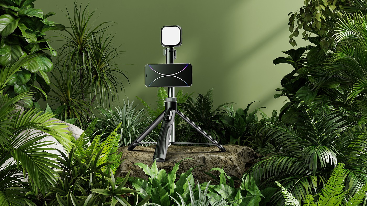 Floor selfie stick, recommended handheld device, desktop stand，