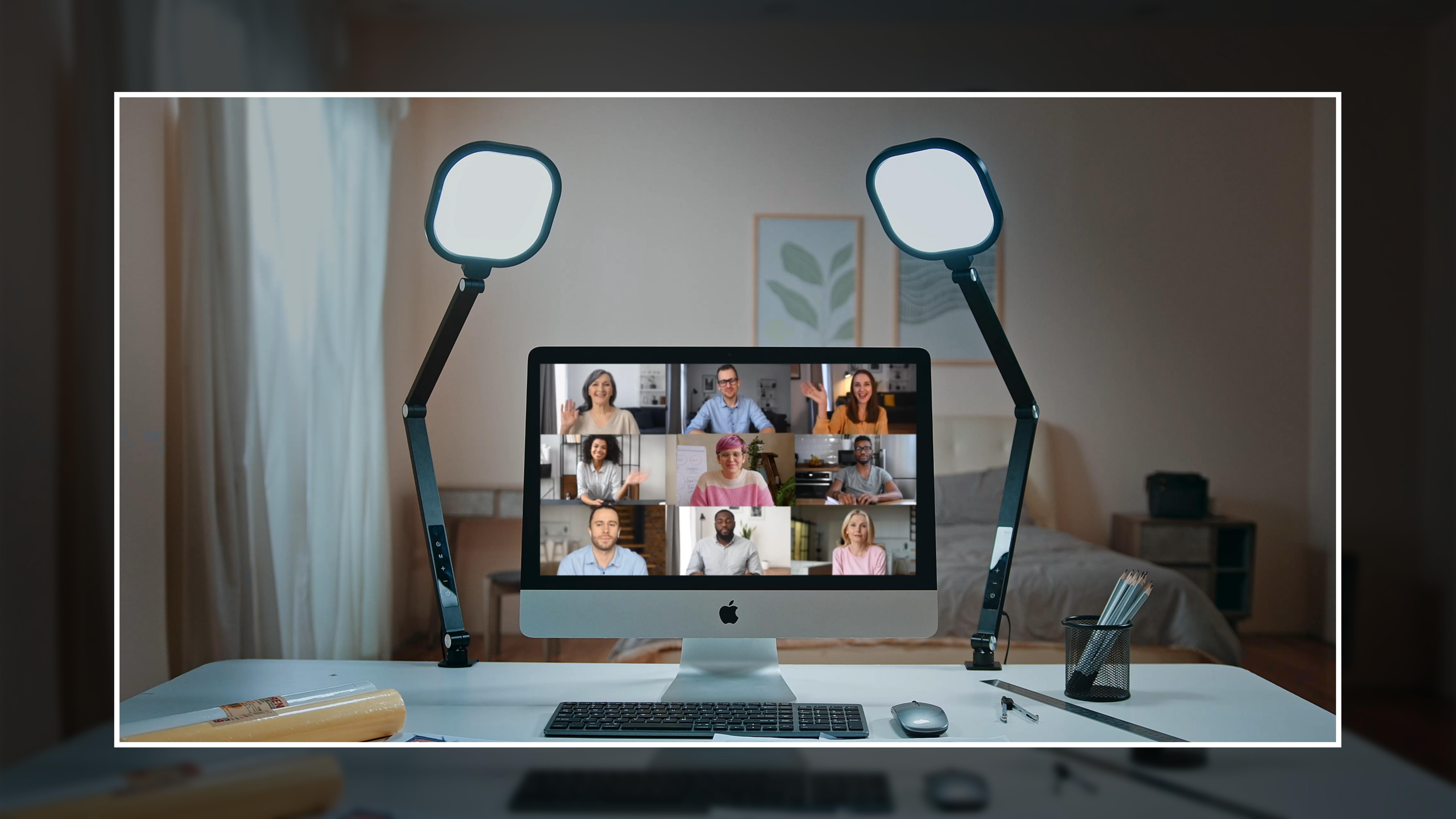 Long before the inventory office video fill light.，