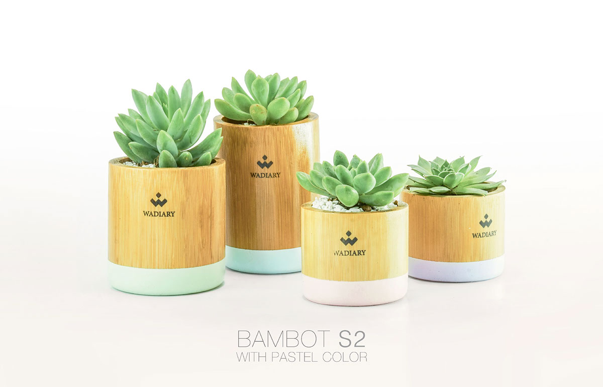 Bamboo，Flowerpot，manual，Vietnam，