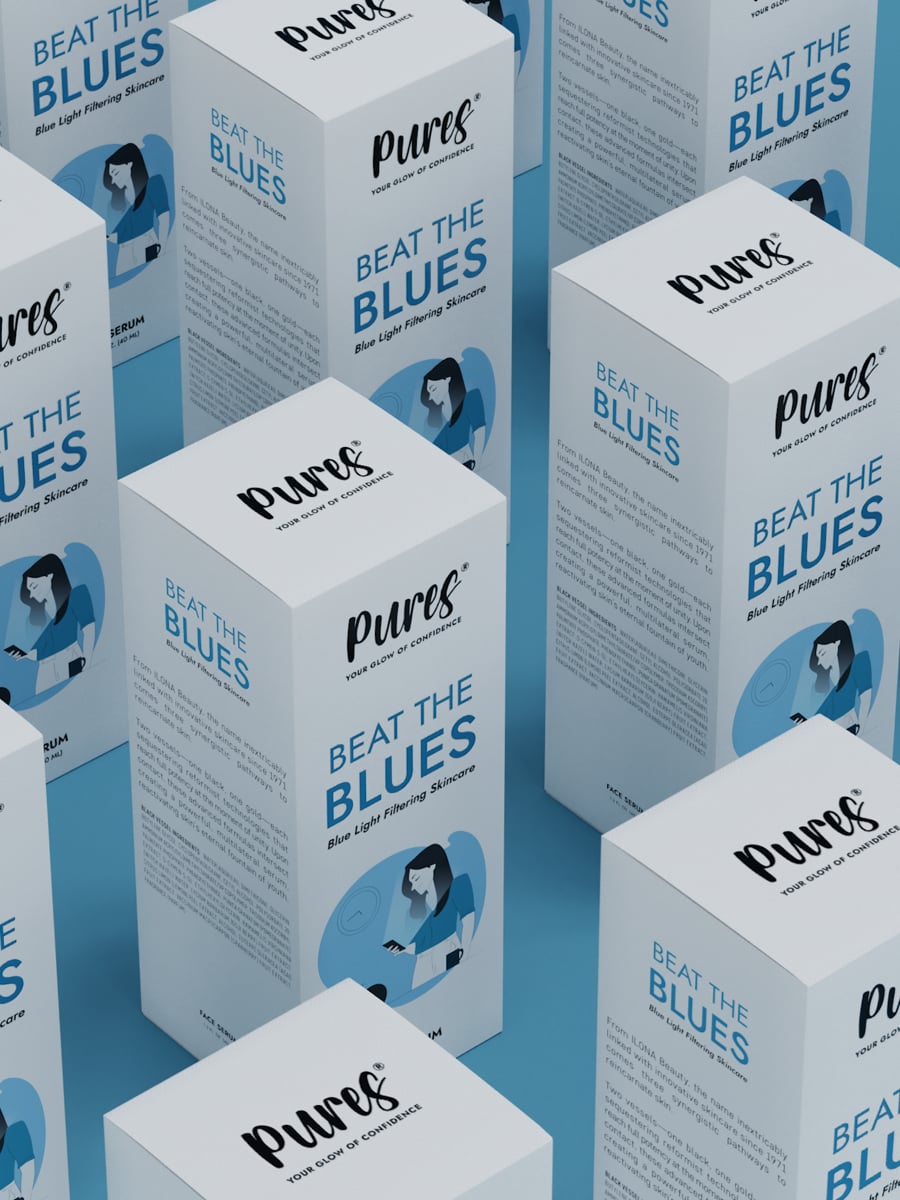 Pures，Essence，anti-aging，anti-blue light，