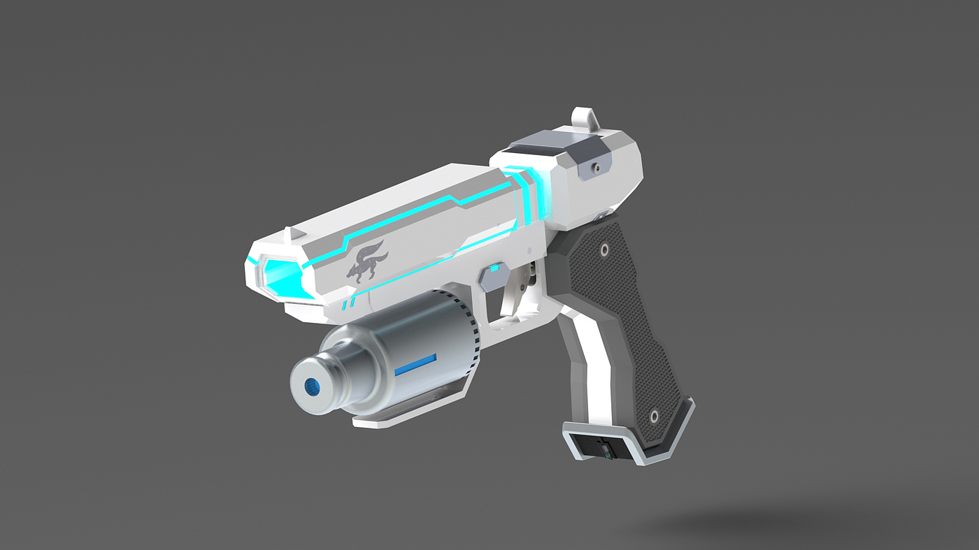 practice，modeling，Game Pistol，