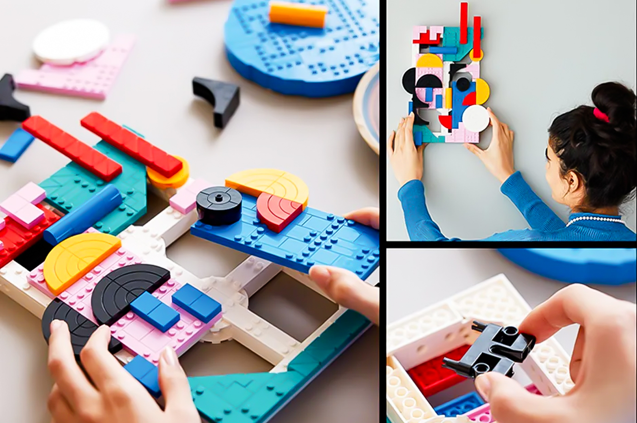 Lego，Building blocks，modern art，create，