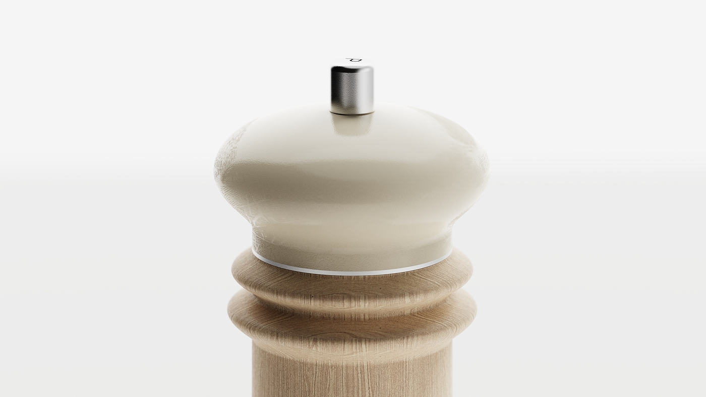 Seasoning box，salt，pepper，packing design，