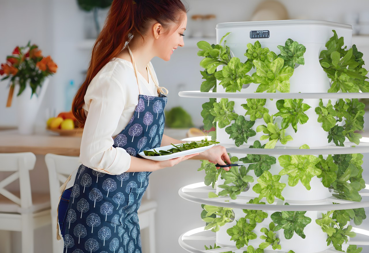 kitchen，garden，provide for oneself，fresh，