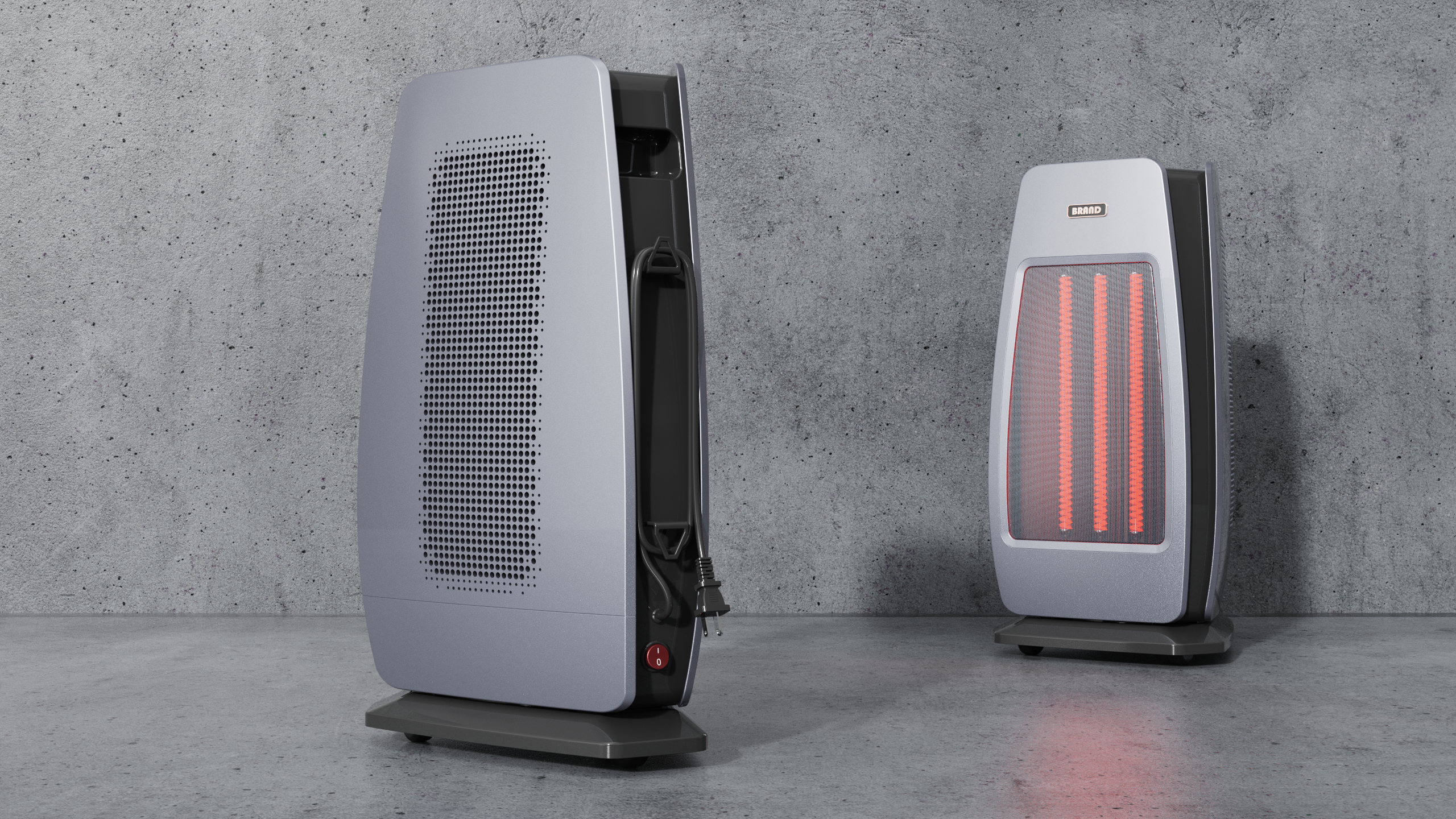 industrial design，household electrical appliances，Electric heater，Air heater，Appearance design，