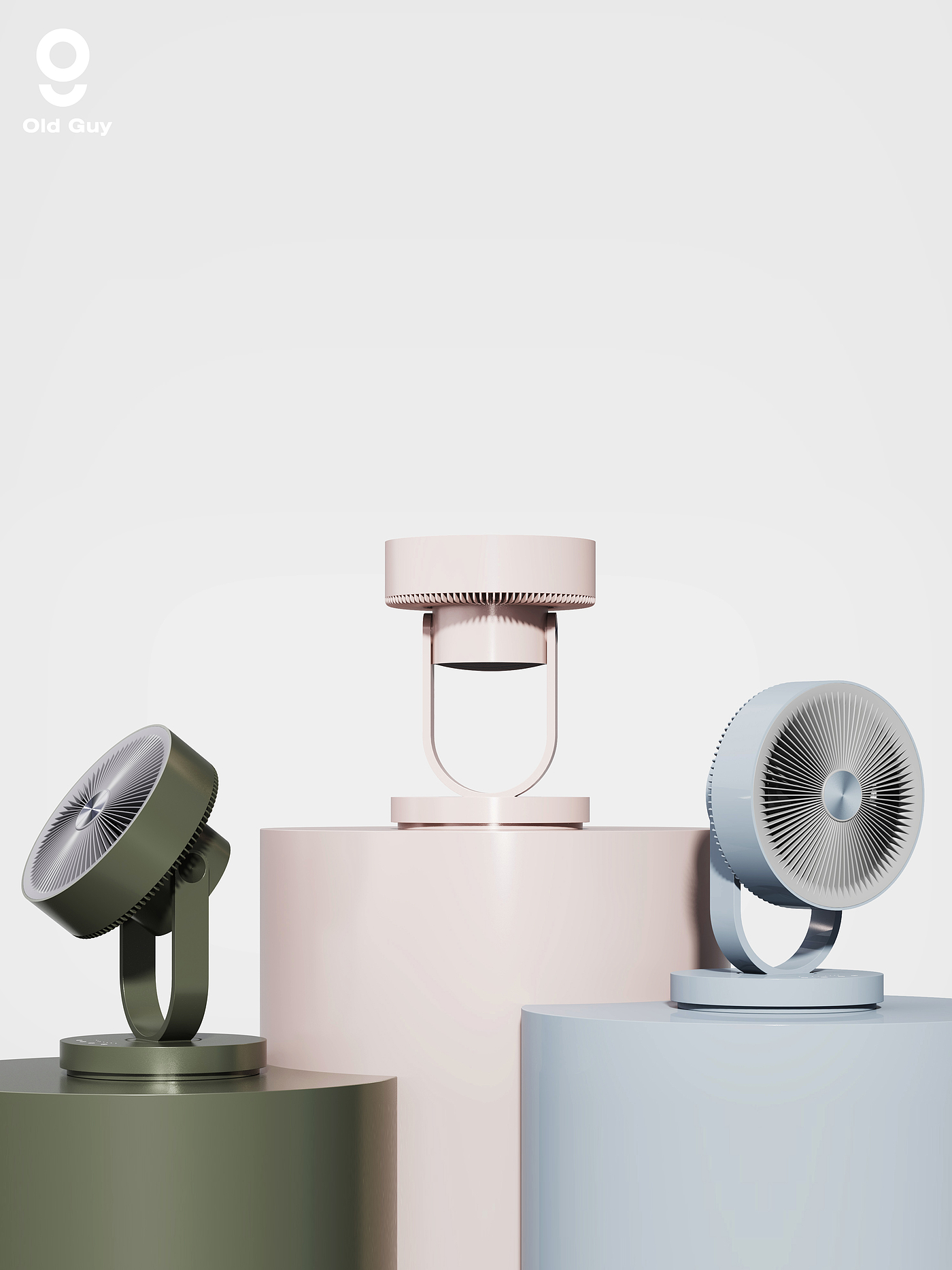 Air circulation fan，Desktop fan，product design，