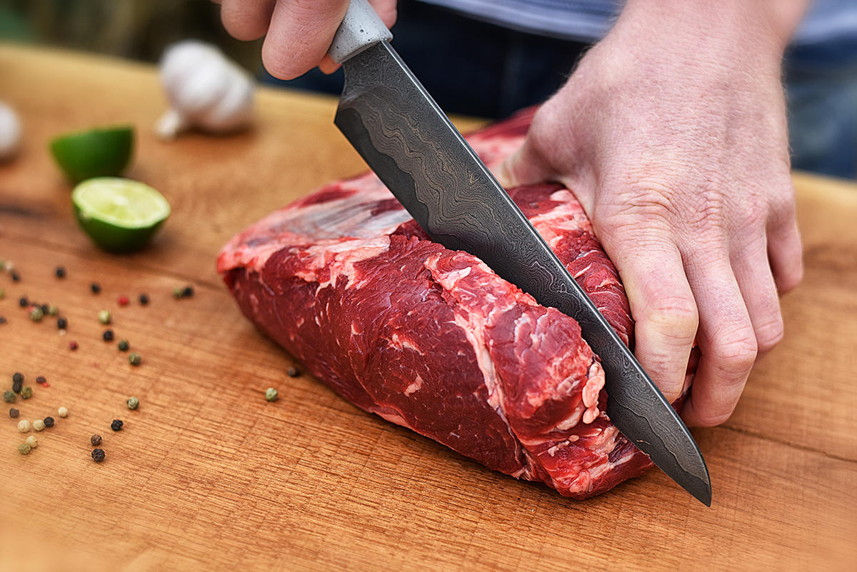 Damascus，kitchen knife，Kitchenware，product design，