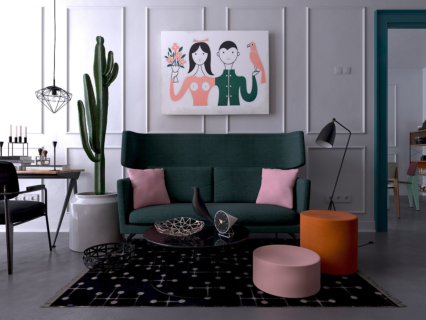 furniture，Home Furnishing，Retro，literature，fairy tale，Sen NV，