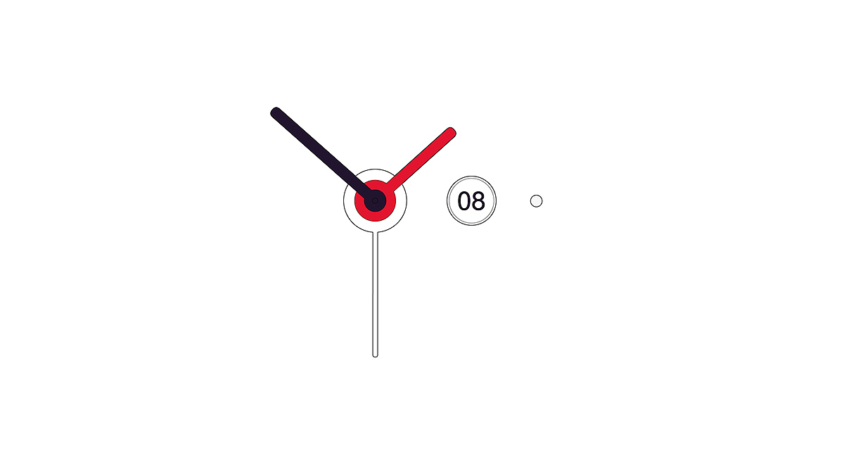 vetica，Watch design，Dial element，