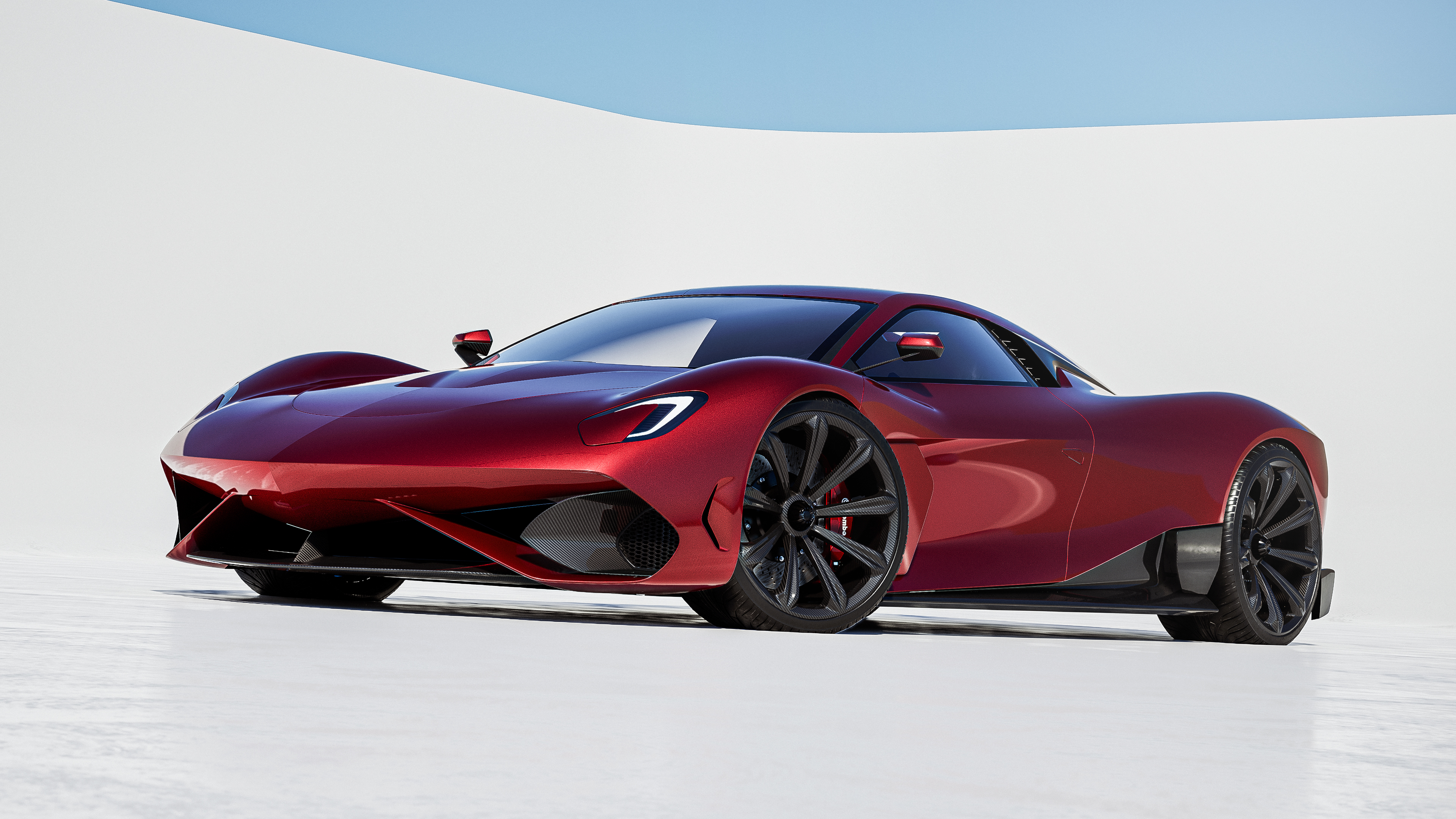 Super car，UE5 Lumen，conceptual design，