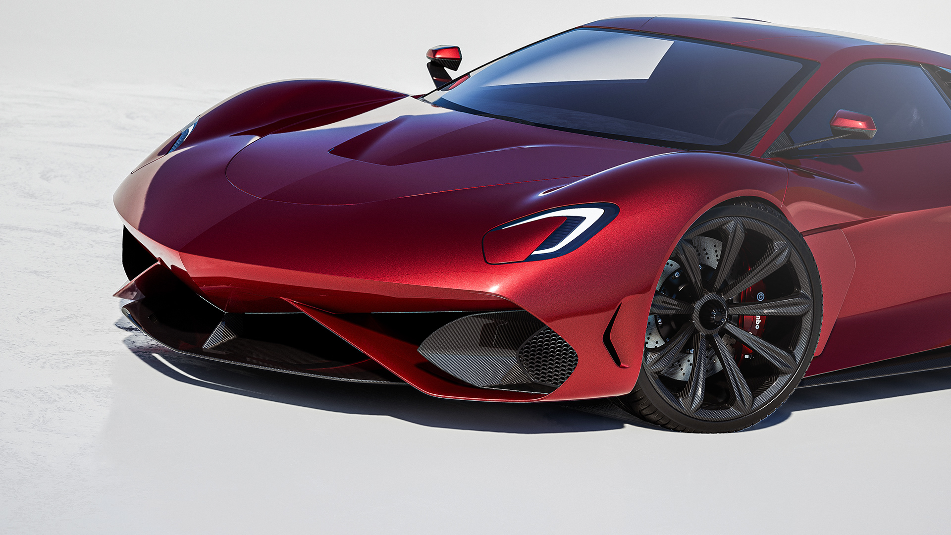 Super car，UE5 Lumen，conceptual design，