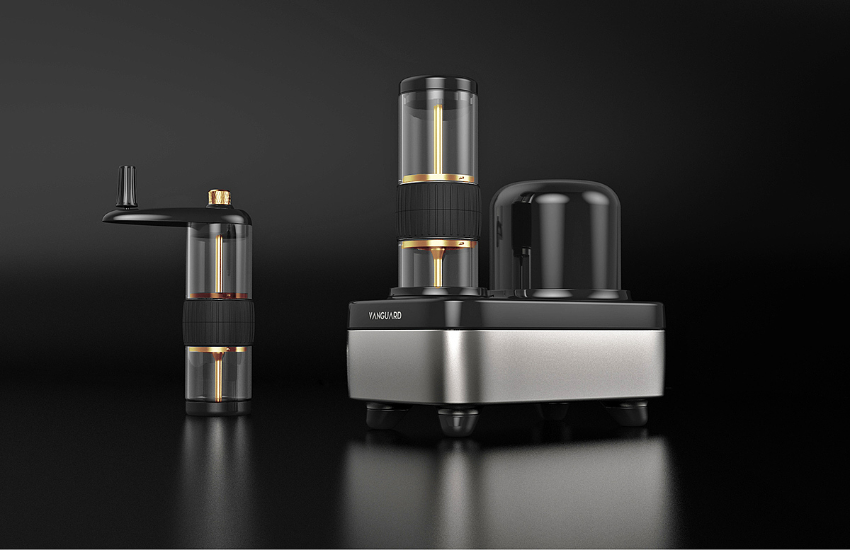 Vanguard Duo，咖啡研磨机，小家电，厨房电器，工业设计，