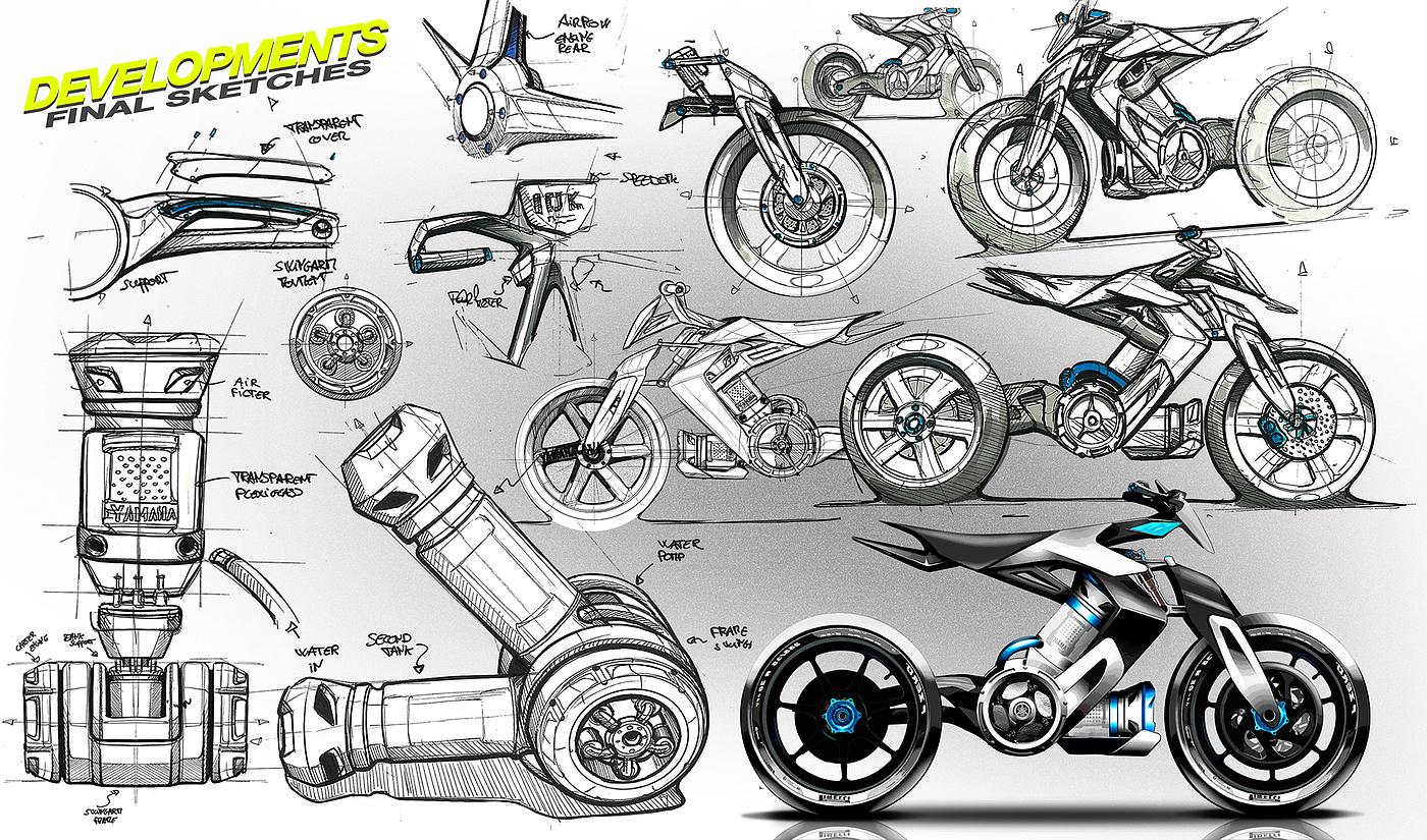 yamaha，motorcycle，Automatic design，