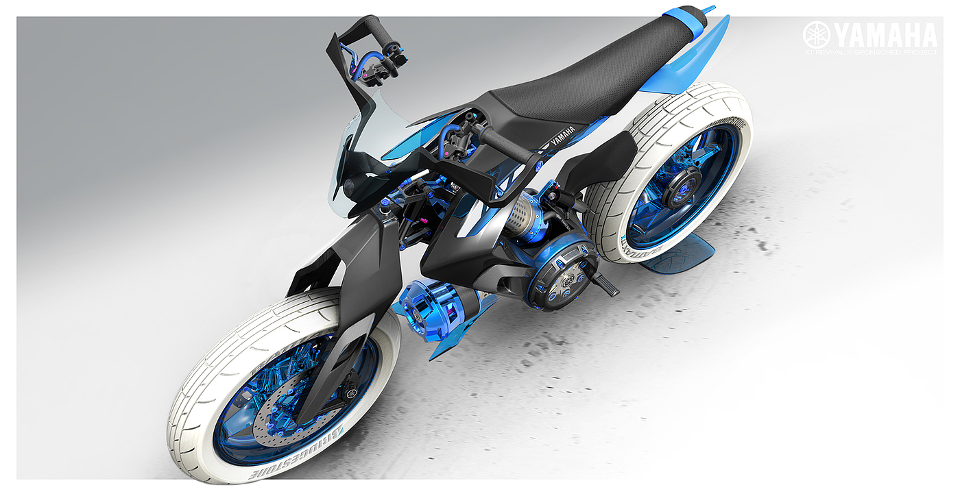 yamaha，motorcycle，Automatic design，