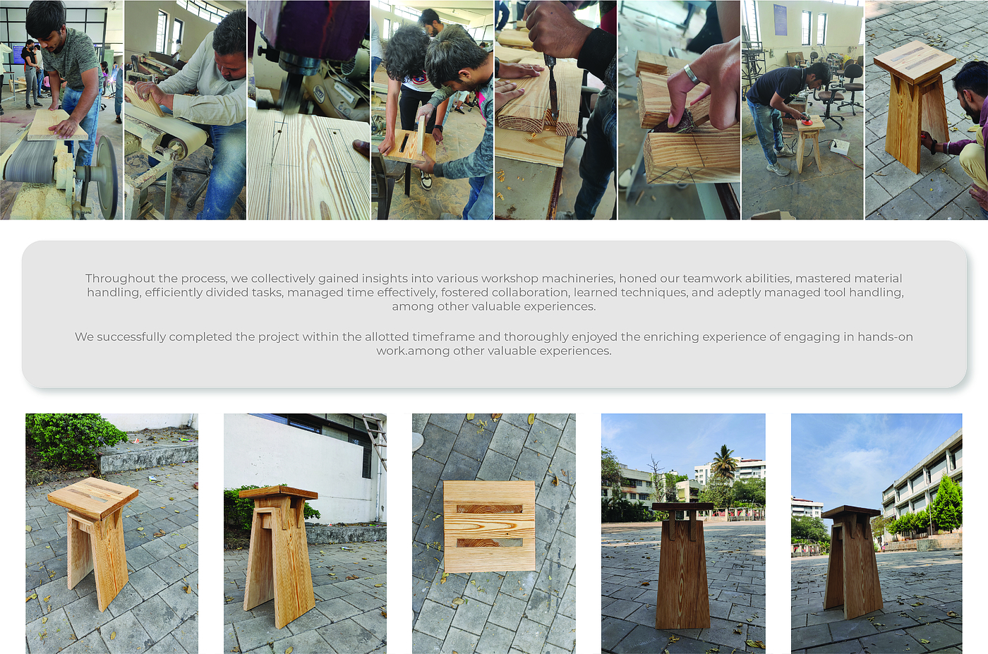 ecology，Wooden stool，industrial design，ECOJOIN，