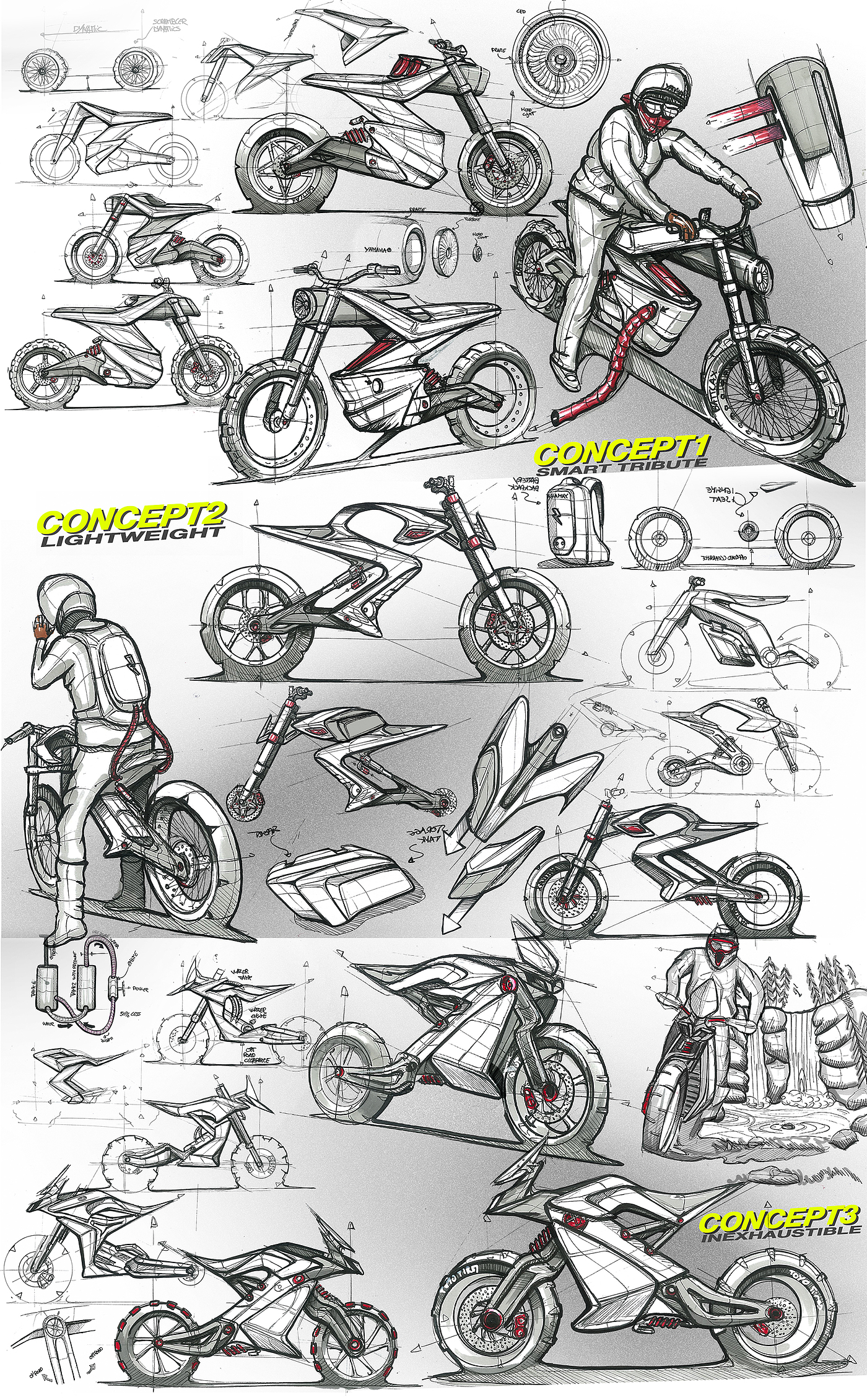 yamaha，motorcycle，Automatic design，
