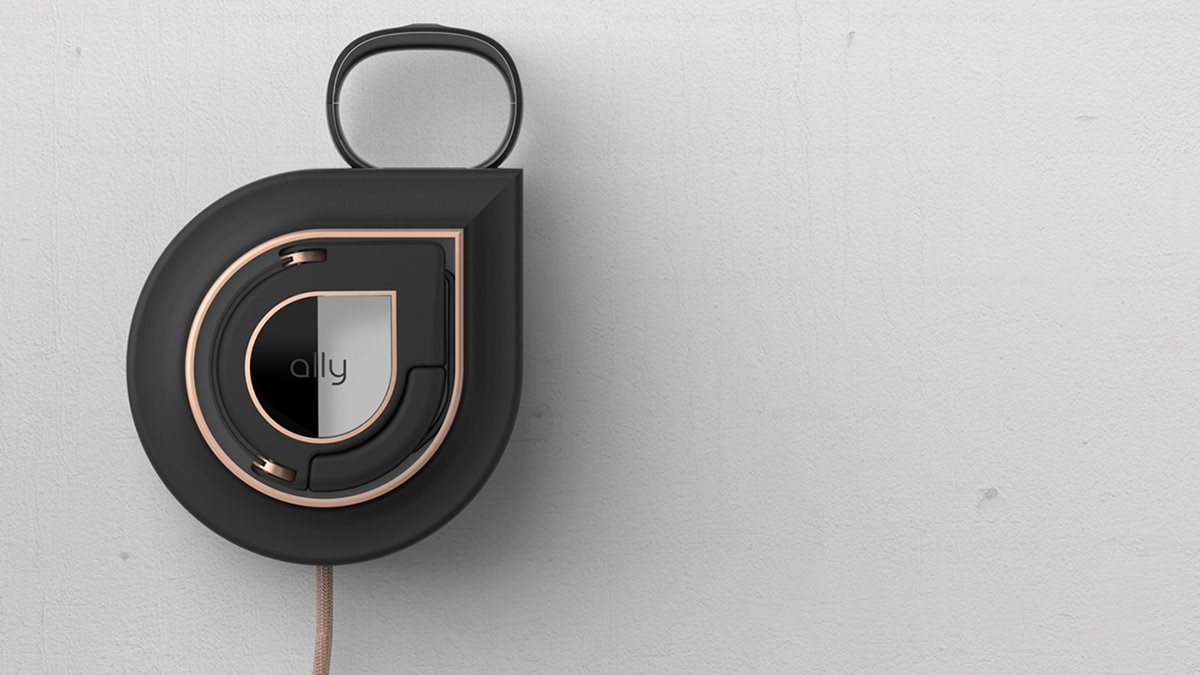 ally，Dog tracker，Interaction design，black，