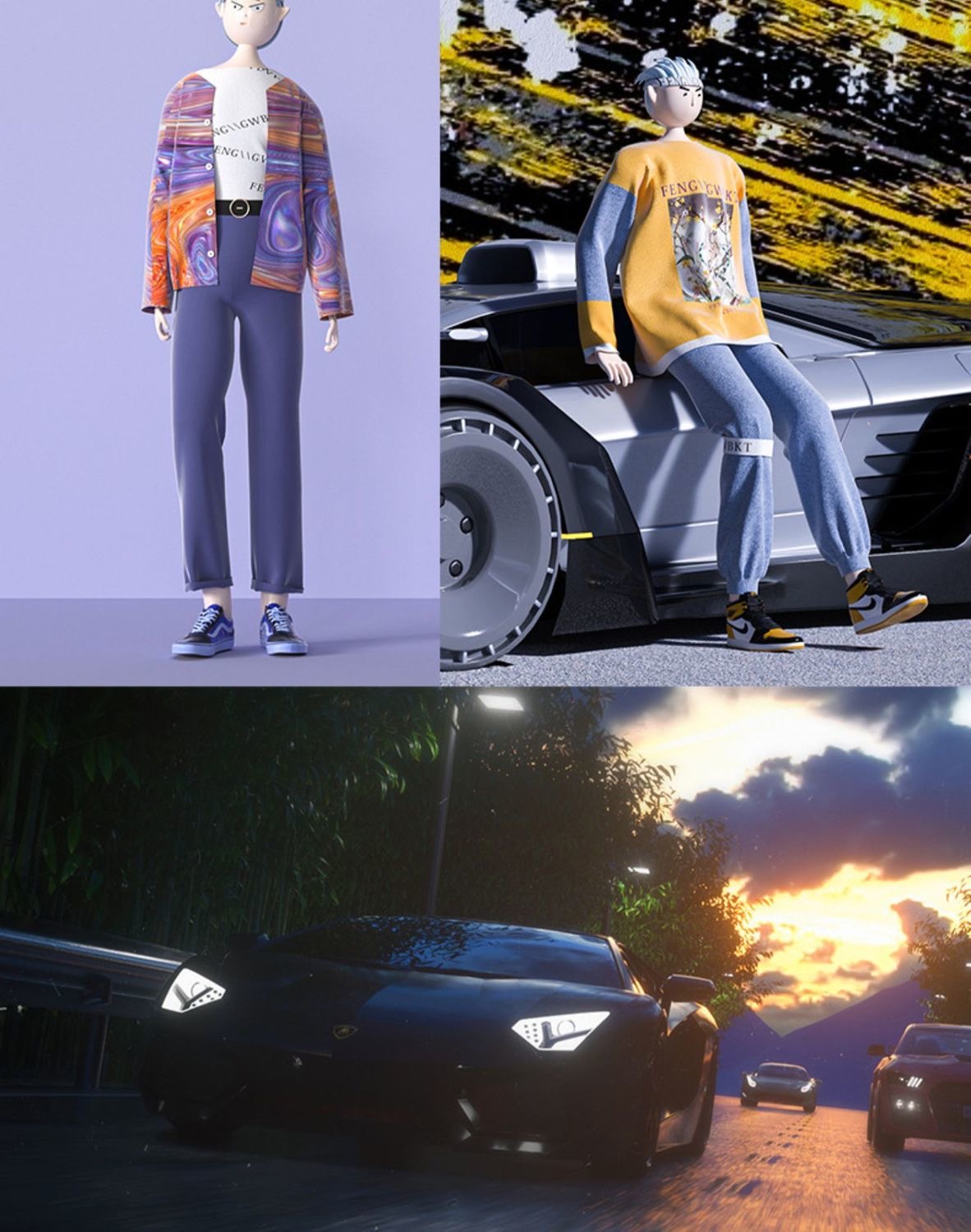 c4d，Render，animation，3D plane，Design，course，