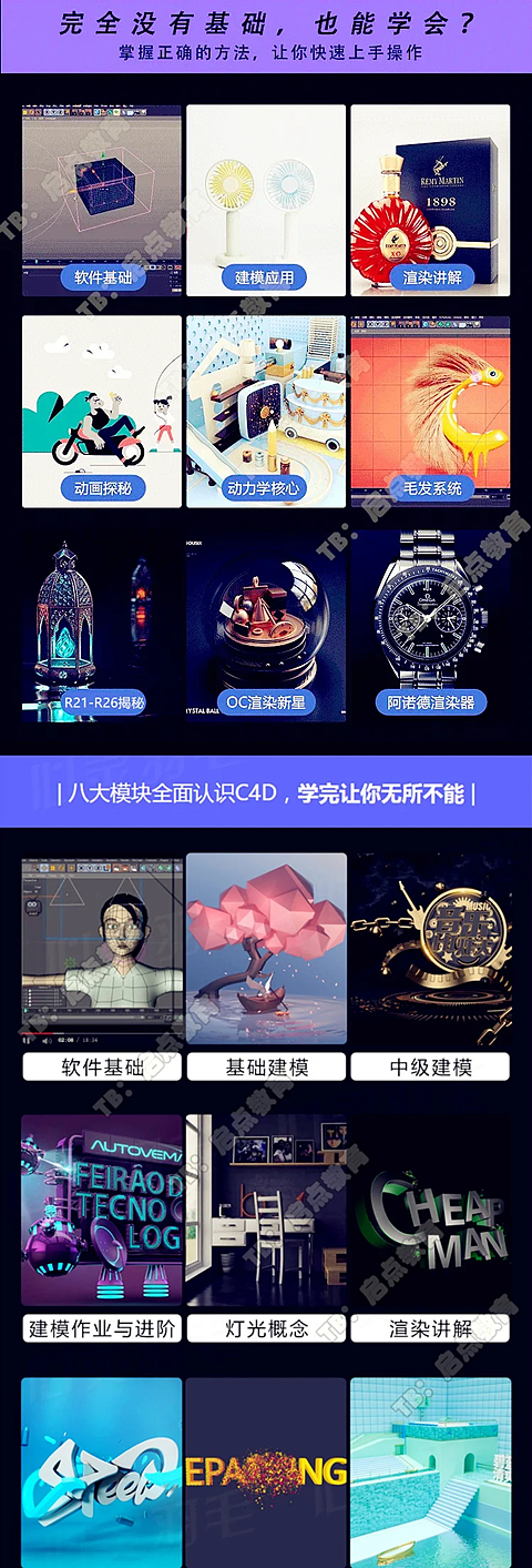 c4d，渲染，动画，3D平面，设计，教程，