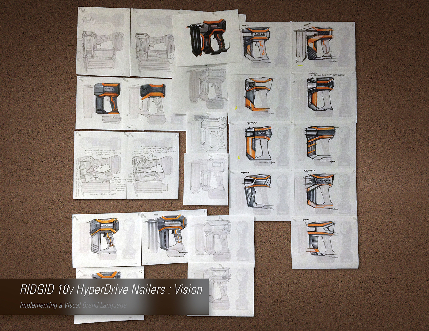 Ridges，Electric drill，Automatic design，