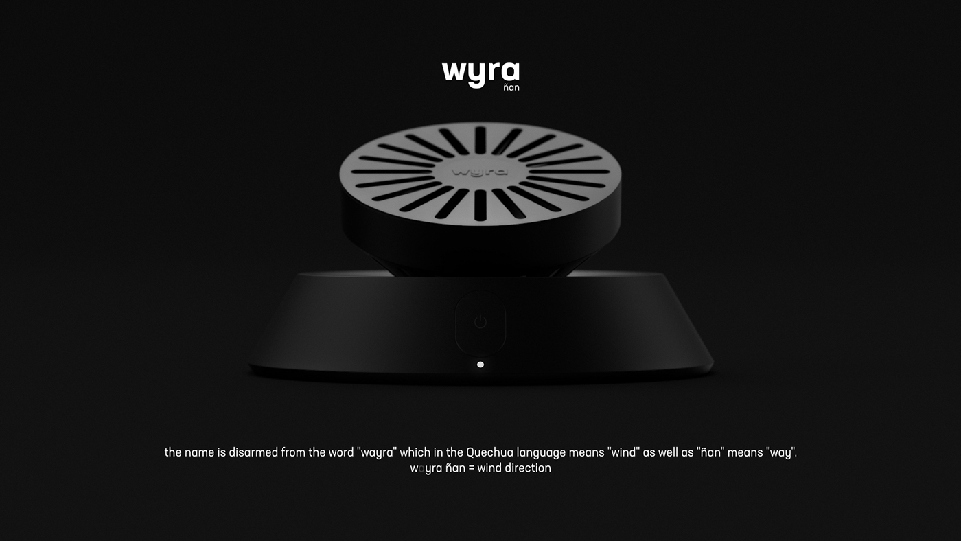 Desktop fan，small home appliances，originality，Wyra Desk Fan，
