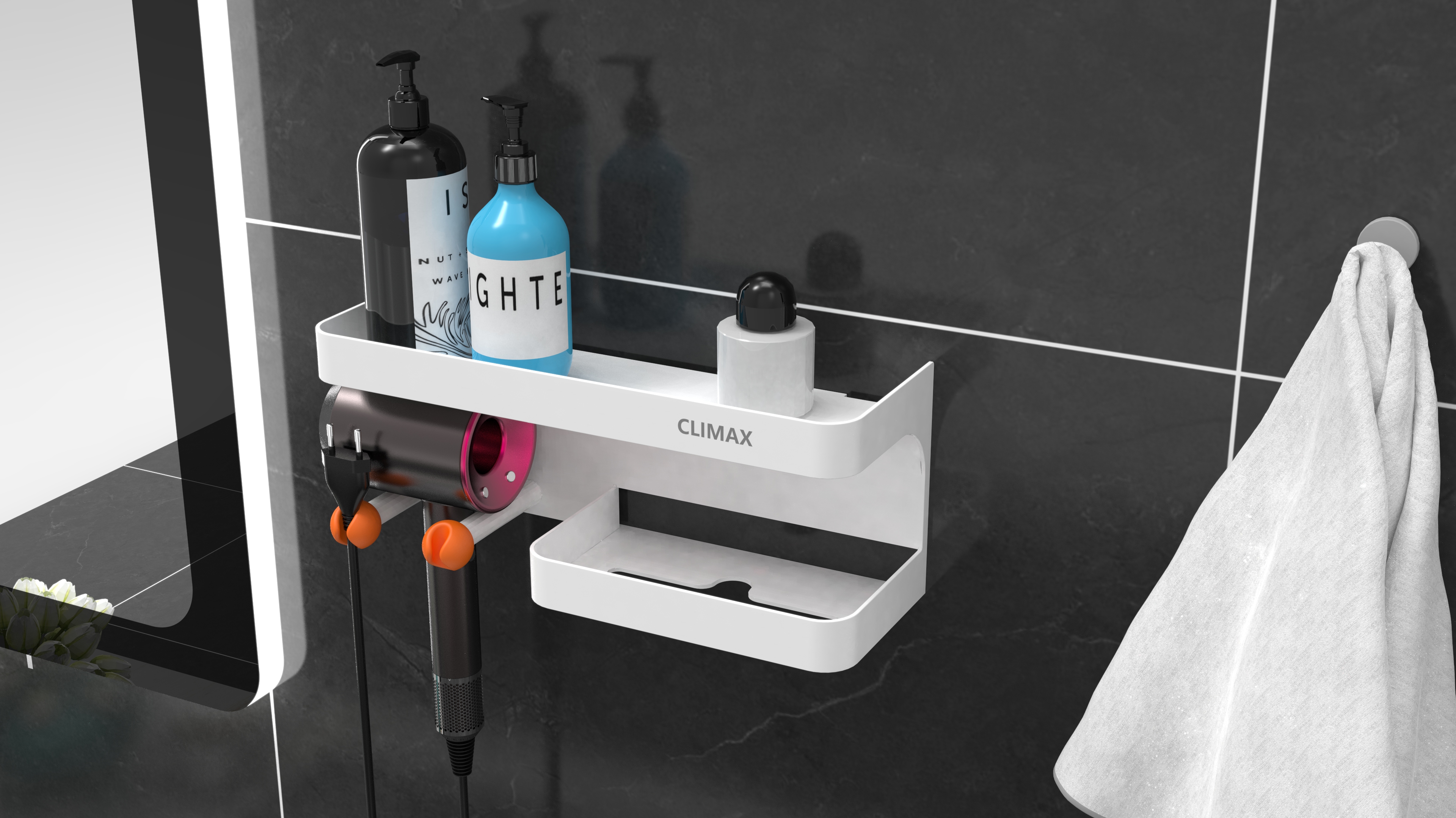 Storage rack，Hair dryer rack，Tissue Rack，