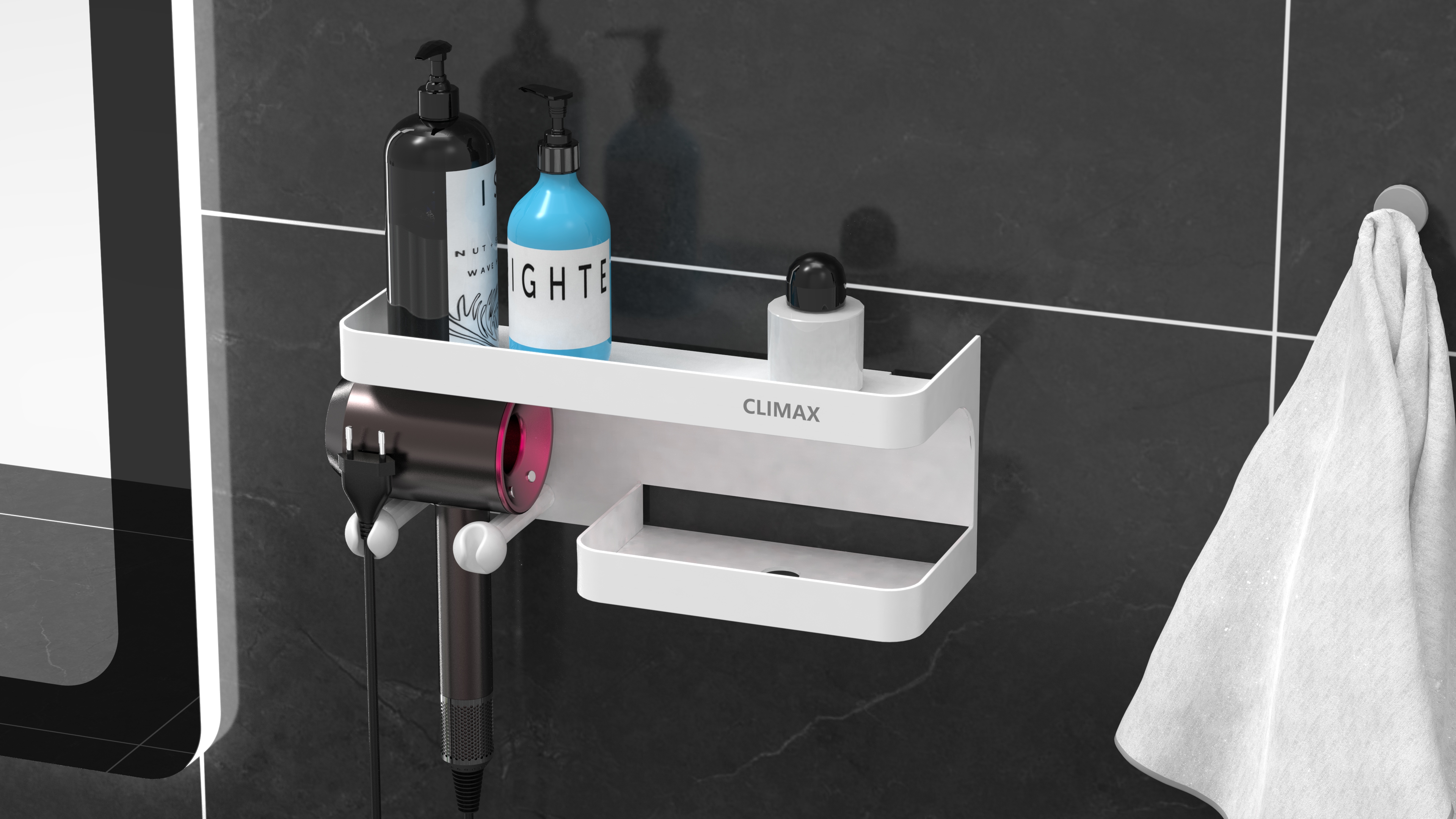 Storage rack，Hair dryer rack，Tissue Rack，