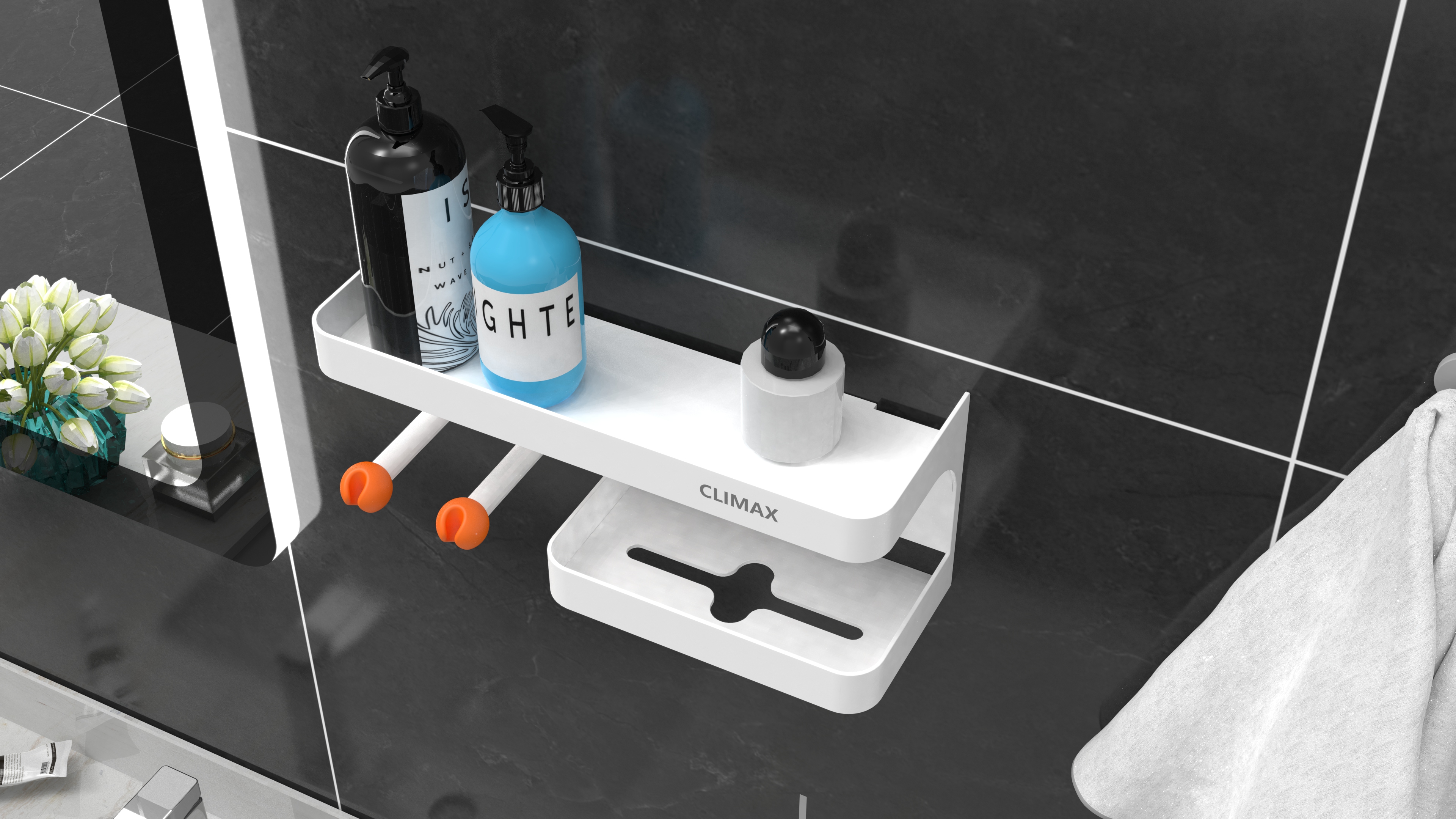 Storage rack，Hair dryer rack，Tissue Rack，