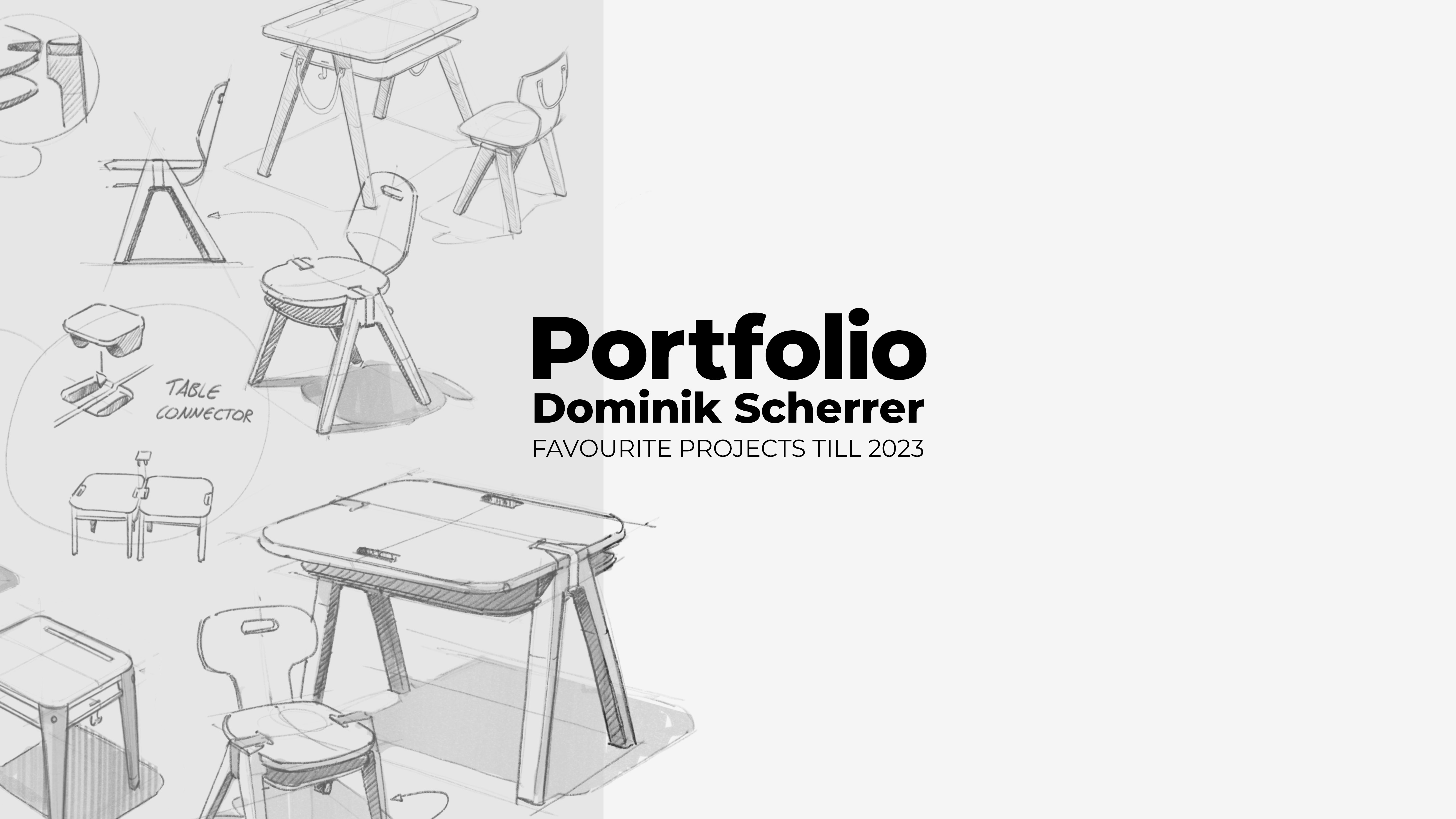 Dominik Scherrer，works，sample reels，articles for daily use，