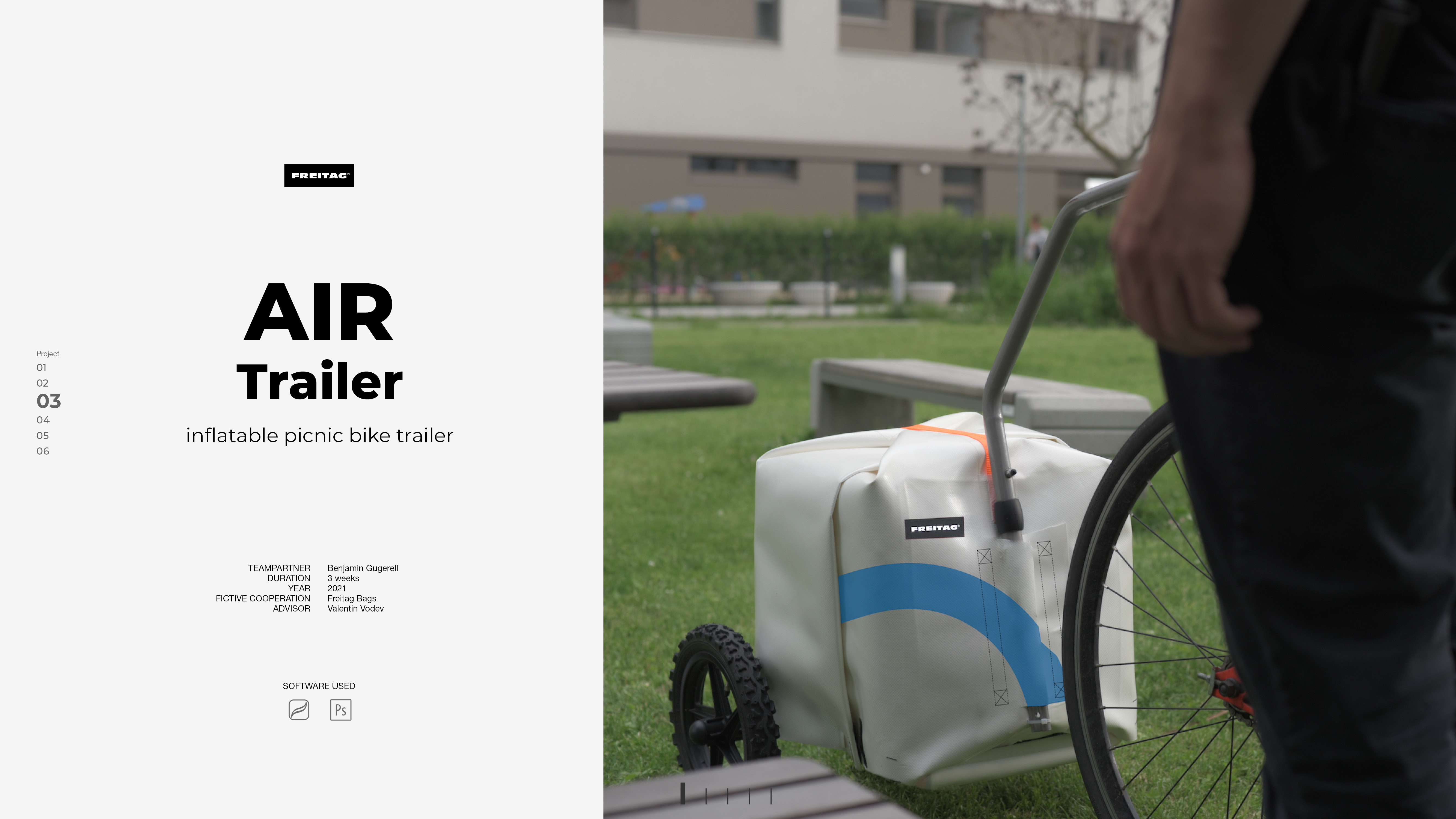 Dominik Scherrer，works，sample reels，articles for daily use，