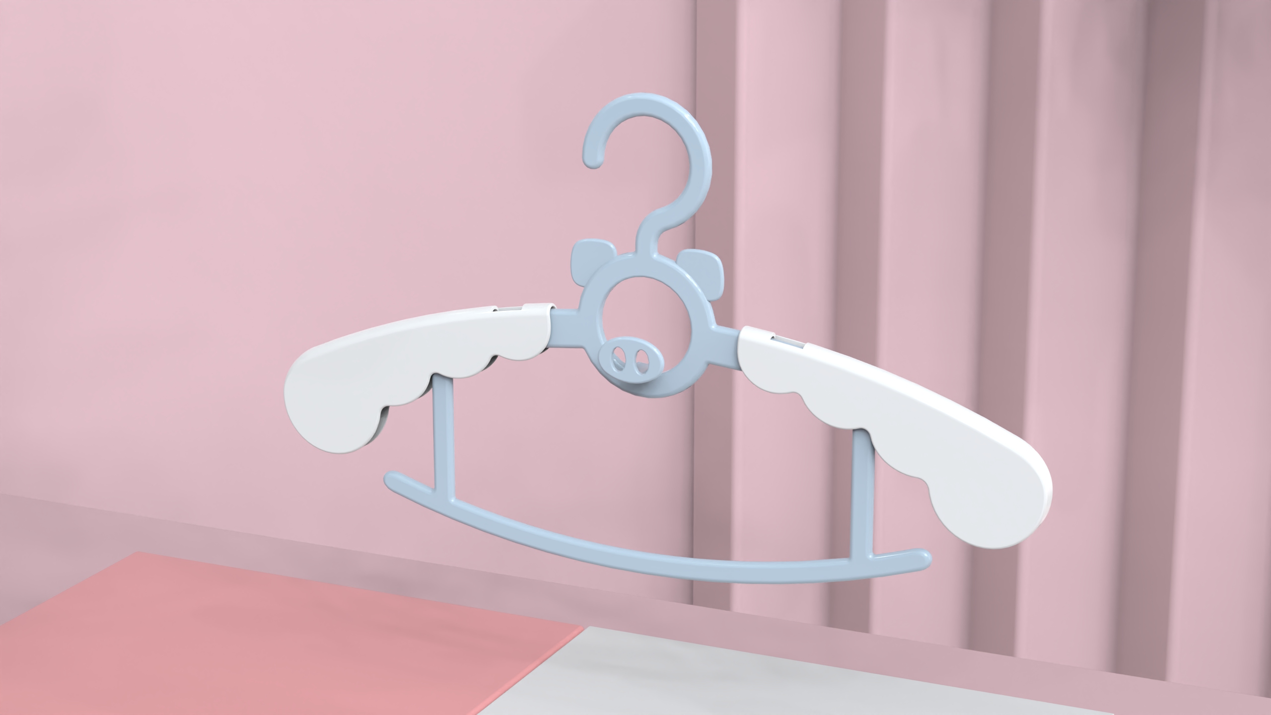 Children's clothes rack，Telescopic hanger，