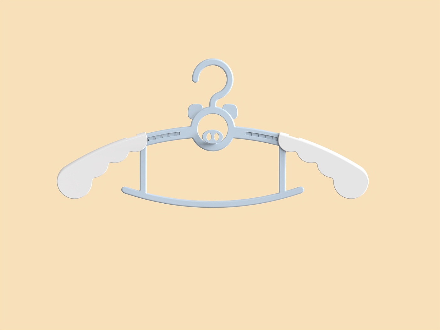 Children's clothes rack，Telescopic hanger，