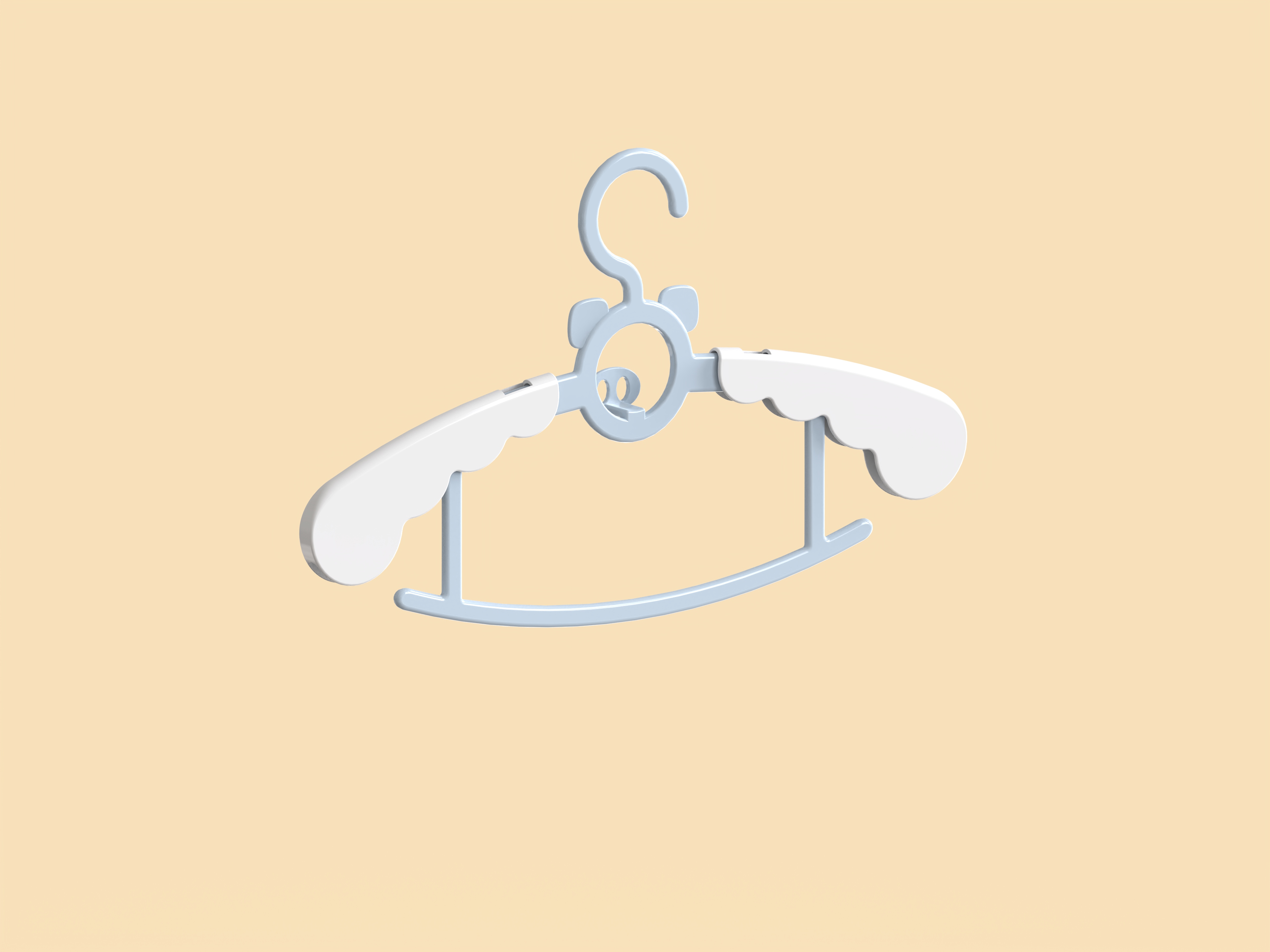Children's clothes rack，Telescopic hanger，