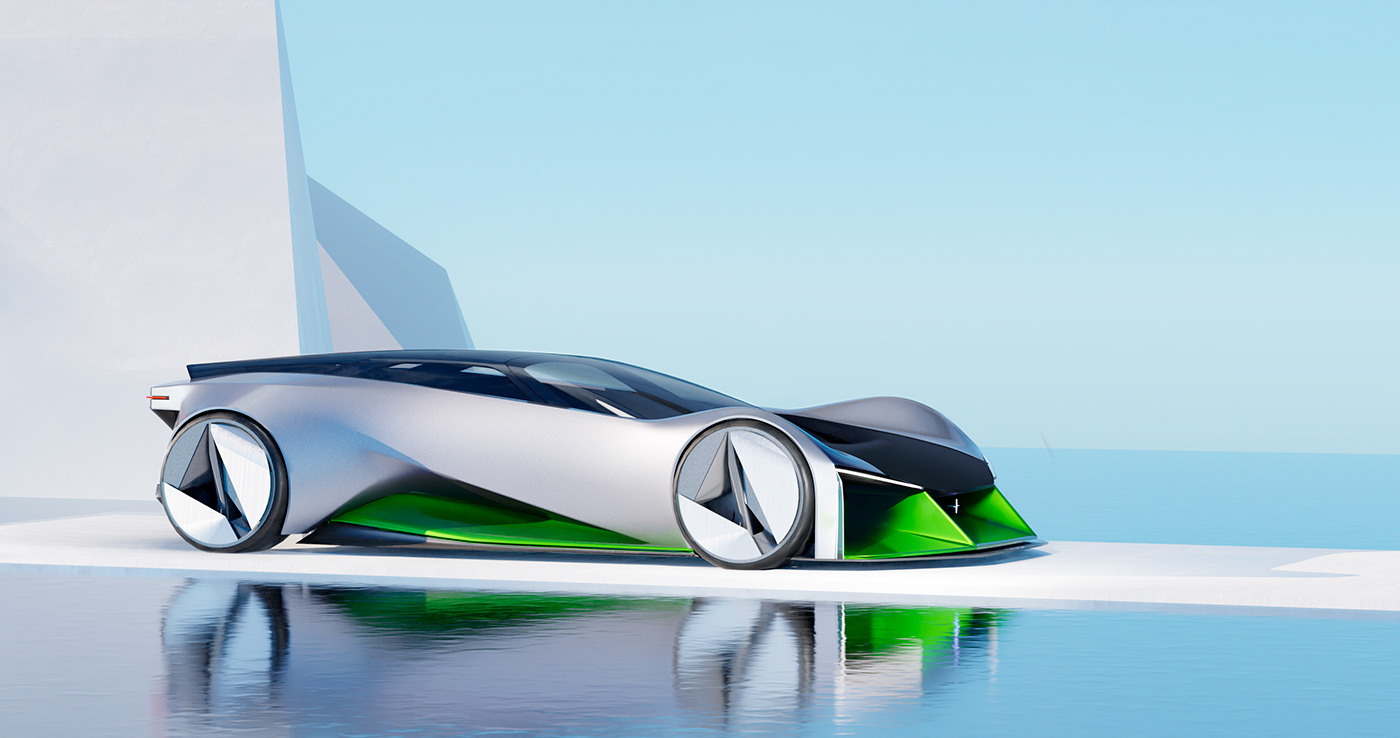 vehicle，Sports car，Polestar P_0，polestar，