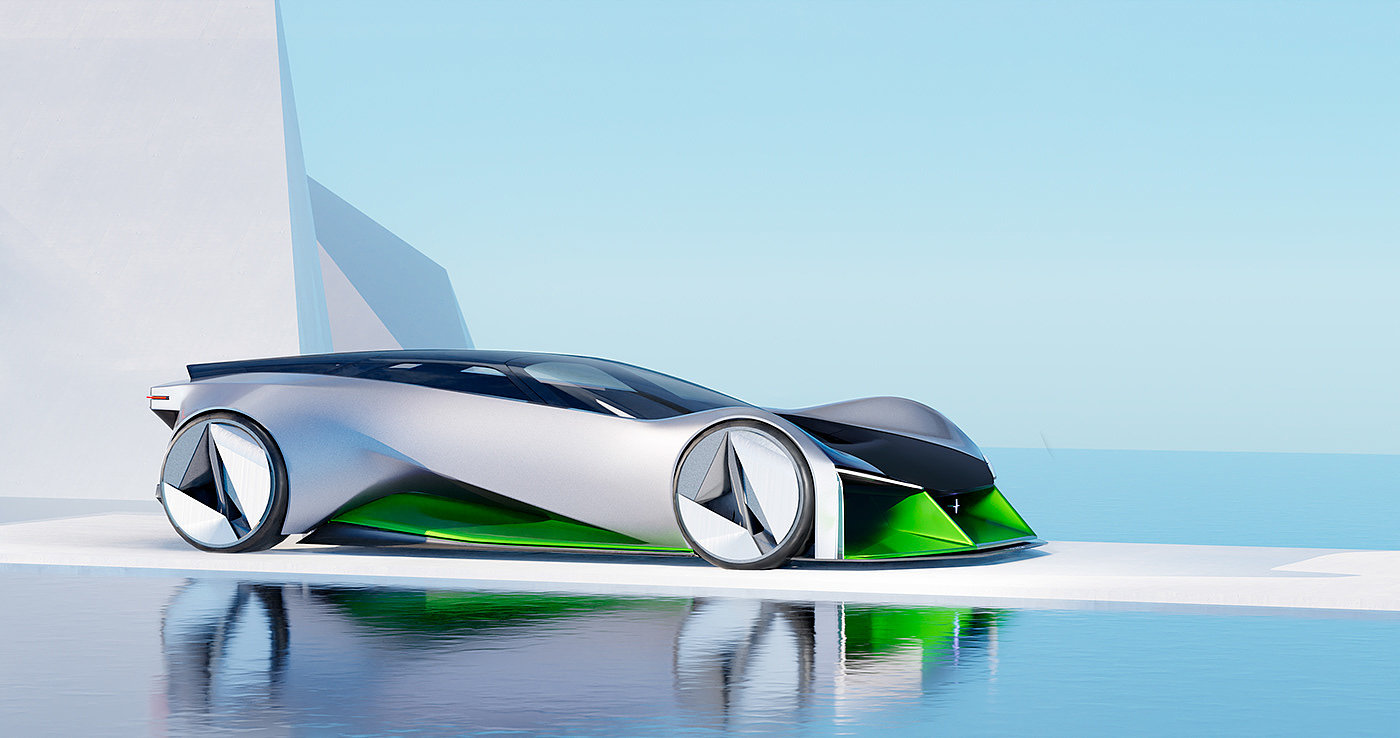 vehicle，Sports car，Polestar P_0，polestar，