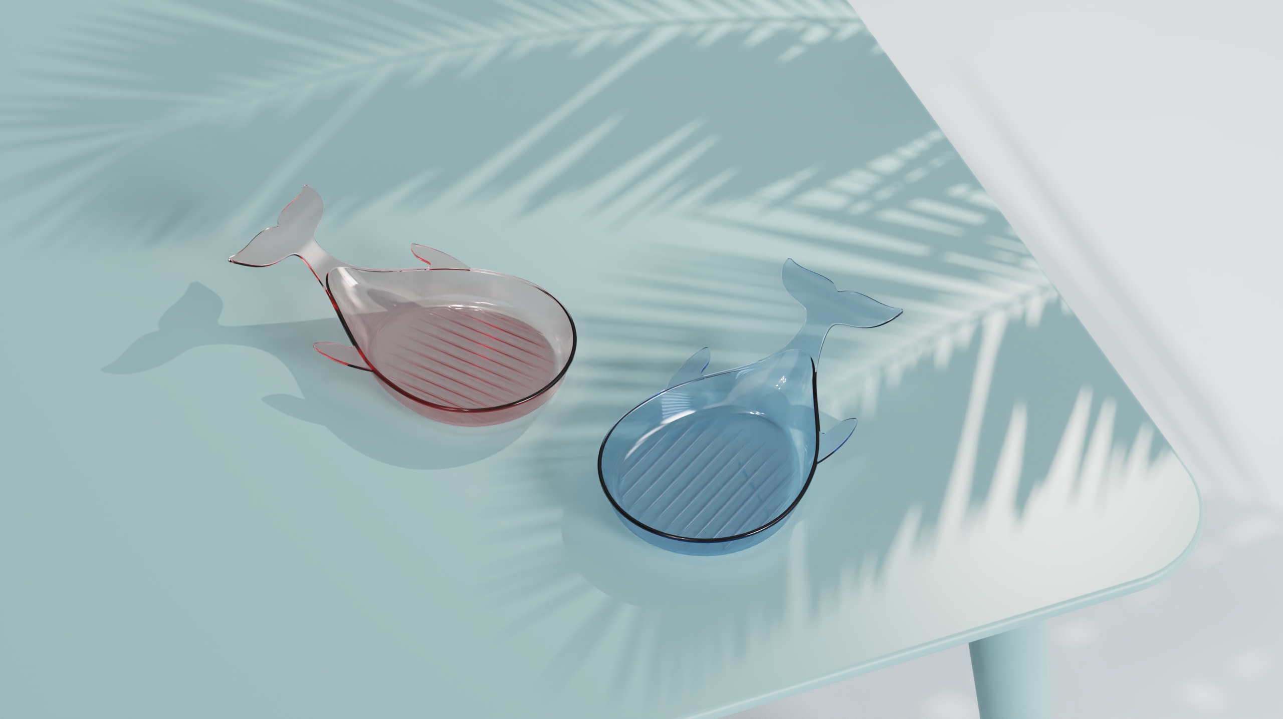 Spitting bone dish，whale，