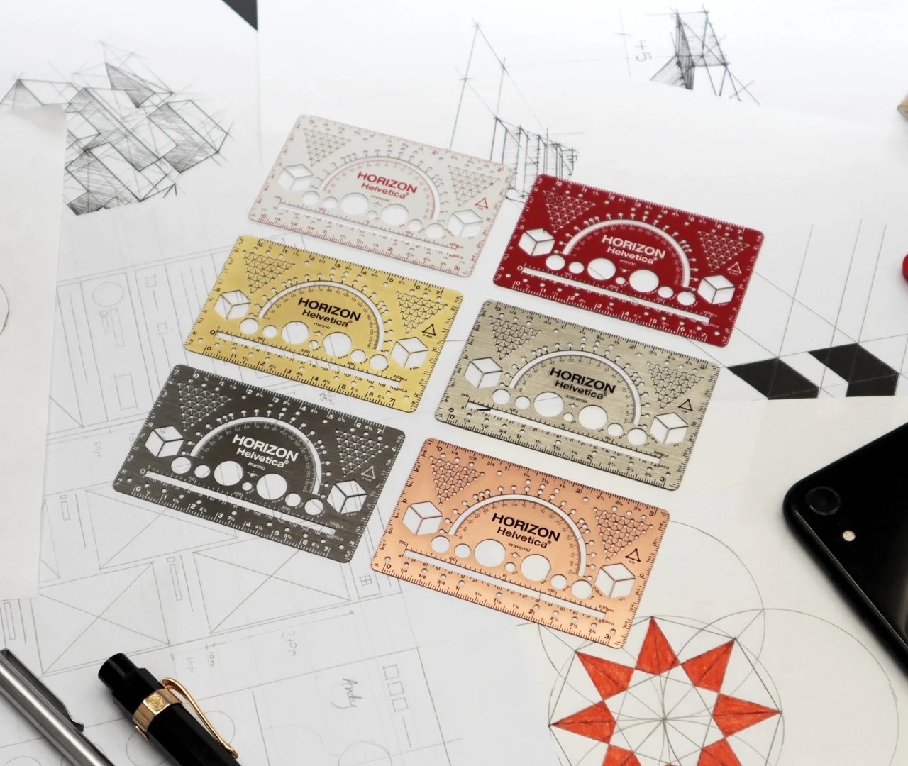 Helvetica®，Key®，tool，horizon，