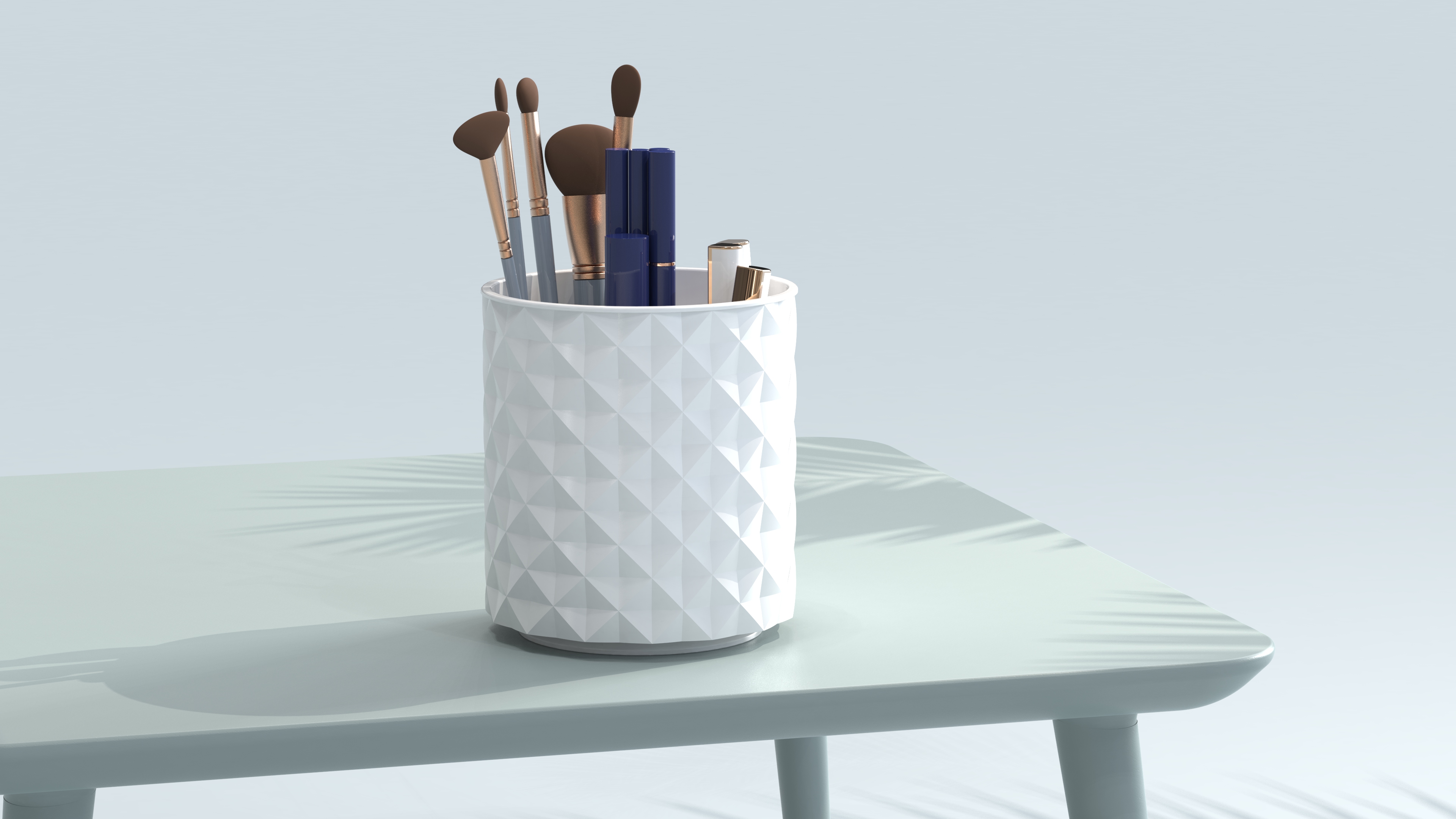 Makeup Pen Storage Box，pen container，