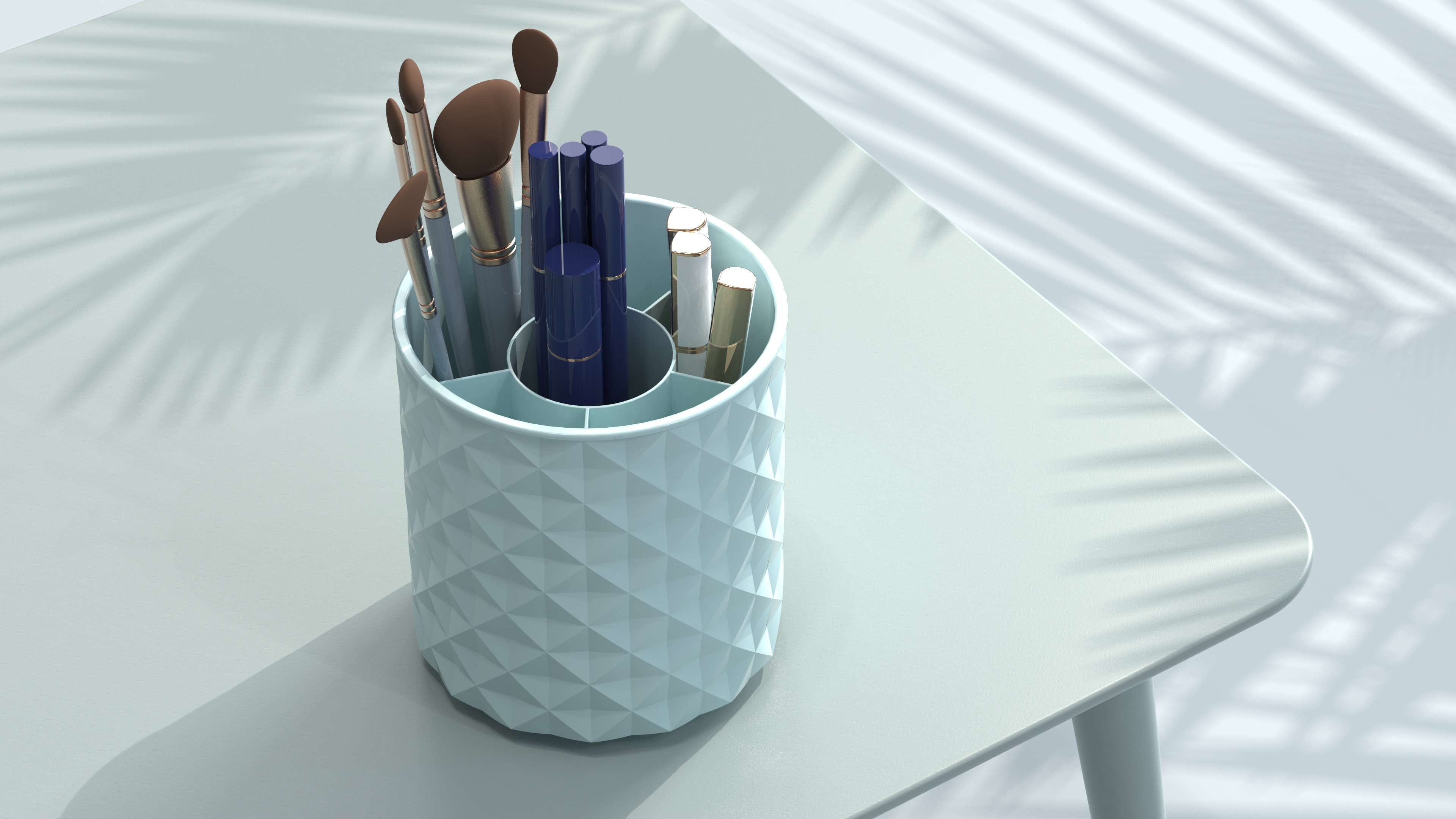 Makeup Pen Storage Box，pen container，